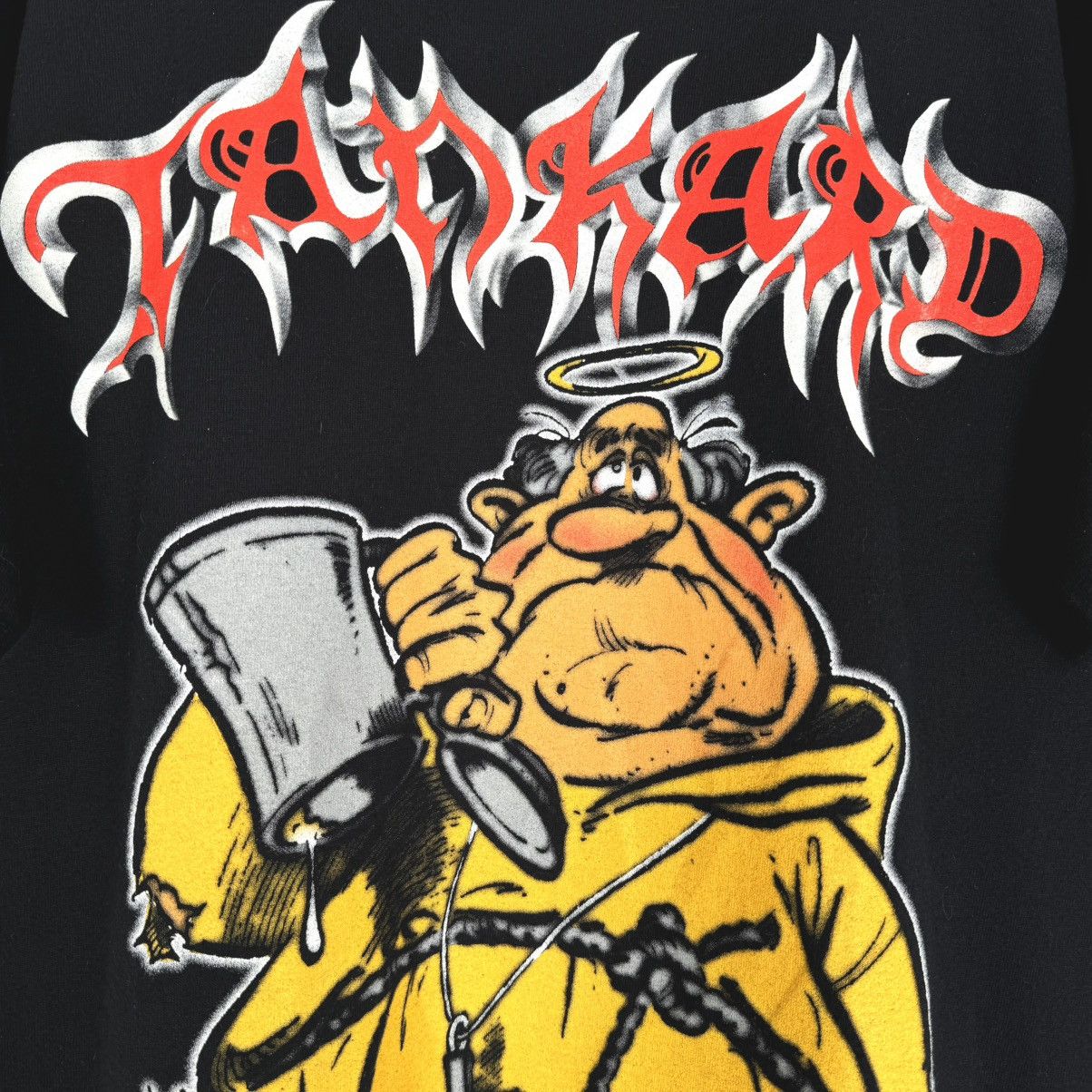 Band Tees Vintage 90s Tankard Need Money For Beer Metal Band T Shirt Size US XL / EU 56 / 4 - 3 Thumbnail
