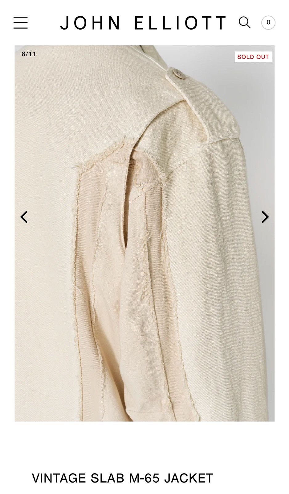 John Elliott John Elliott Vintage Frame M-65 Jacket Size US XL / EU 56 / 4 - 9 Thumbnail
