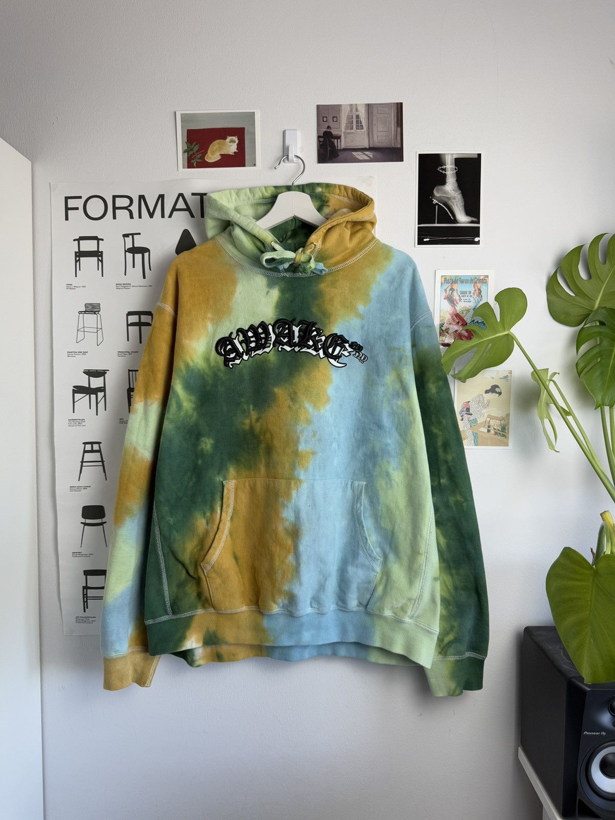 Awake NY × Designer Awake Ny baggy tie die hooded sweatshirt XL skate polar rare Size US XL / EU 56 / 4 - 1 Thumbnail