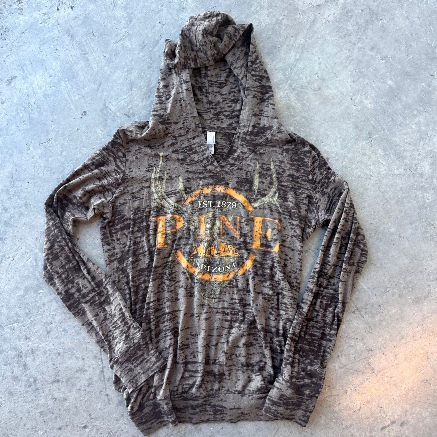 Vintage VINTAGE Y2K Pine Arizona Hike Outdoors Nature Longsleeve Lightweight Tee Medium Women M Brown T-Shirt Size M / US 6-8 / IT 42-44 - 2 Thumbnail