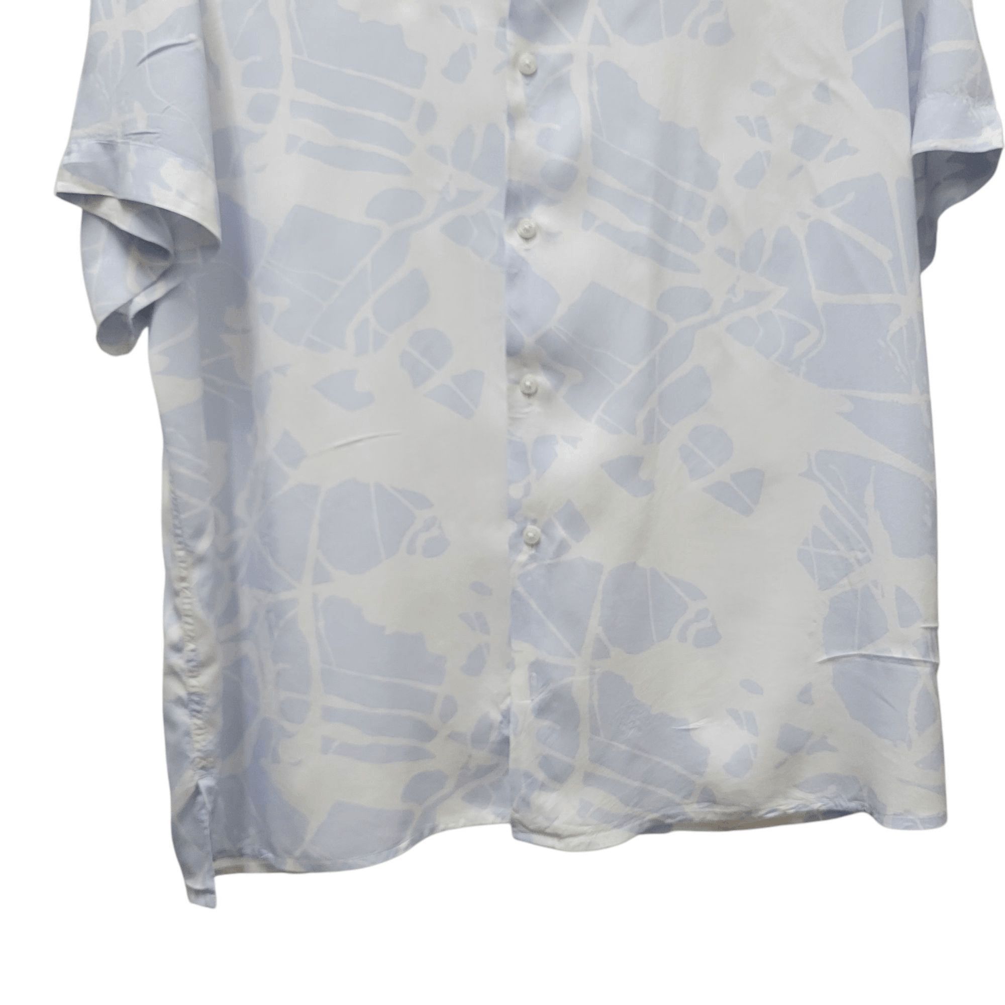 Perry Ellis Perry Ellis Men Floral Short Sleeve Button-Up Shirt Size XXL Size US XXL / EU 58 / 5 - 3 Thumbnail