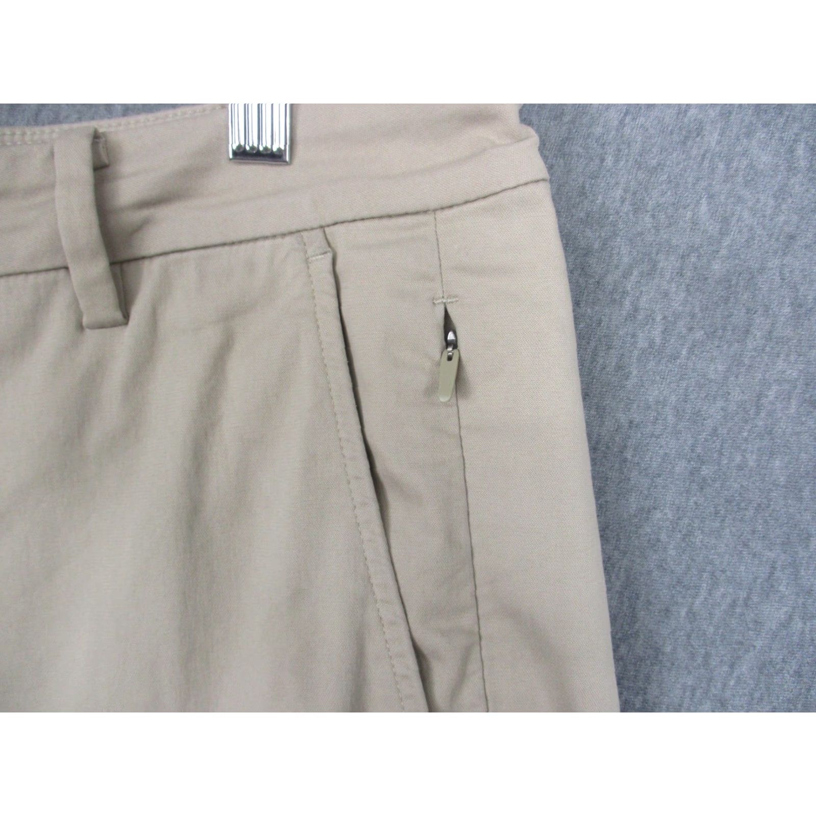 Vintage Birddogs Pants Mens 34x32 Beige Stretch Chino Golf Casual Zip Pockets Flat Front Logo Zip Front pockets Mens Size US 34 / EU 50 - 6 Thumbnail