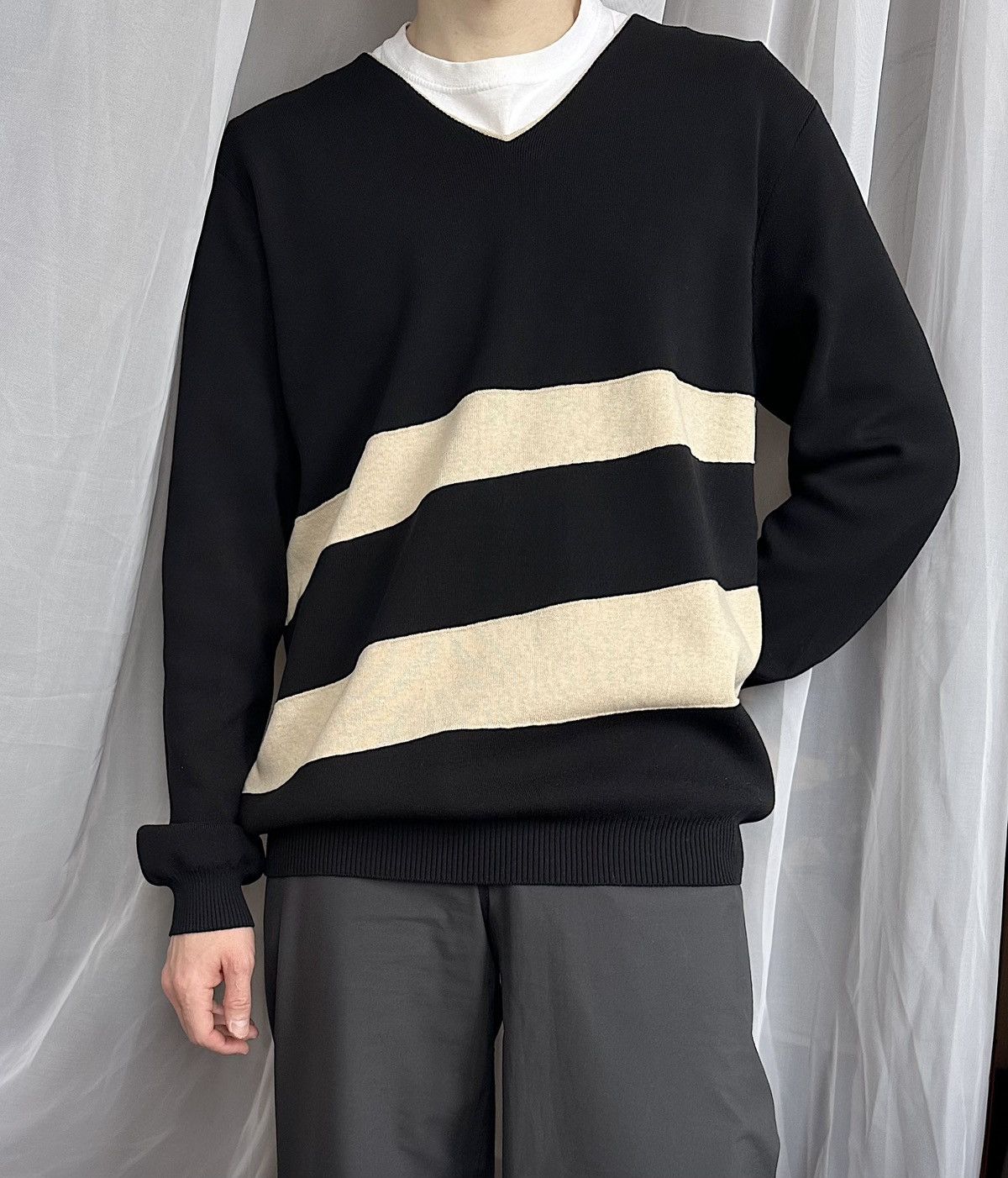 Louis Vuitton *NEW* LOUIS VUITTON SS 2008 Runway Spiral Knit Sweater lv Size US L / EU 52-54 / 3 - 1 Thumbnail
