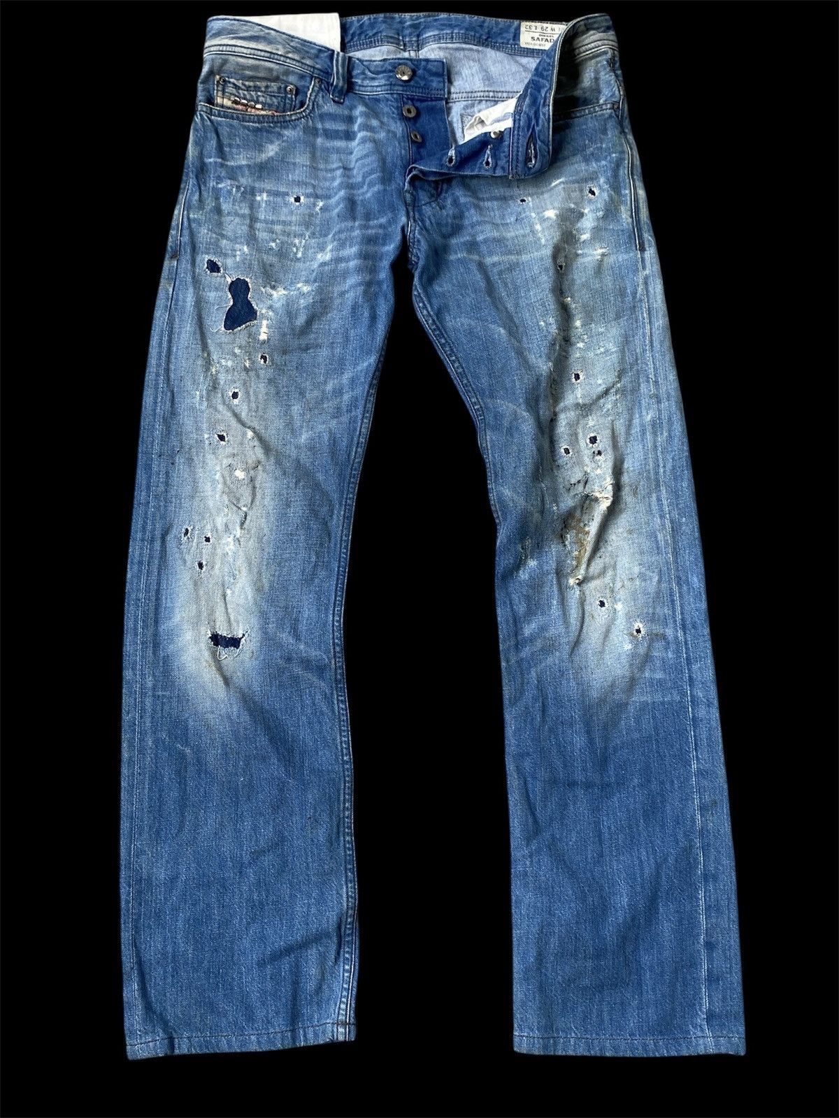 Diesel 💥BINDING NOW💥Diesel Industry Safado Rare Men’s Jeans Italy Size US 33 - 1 Thumbnail