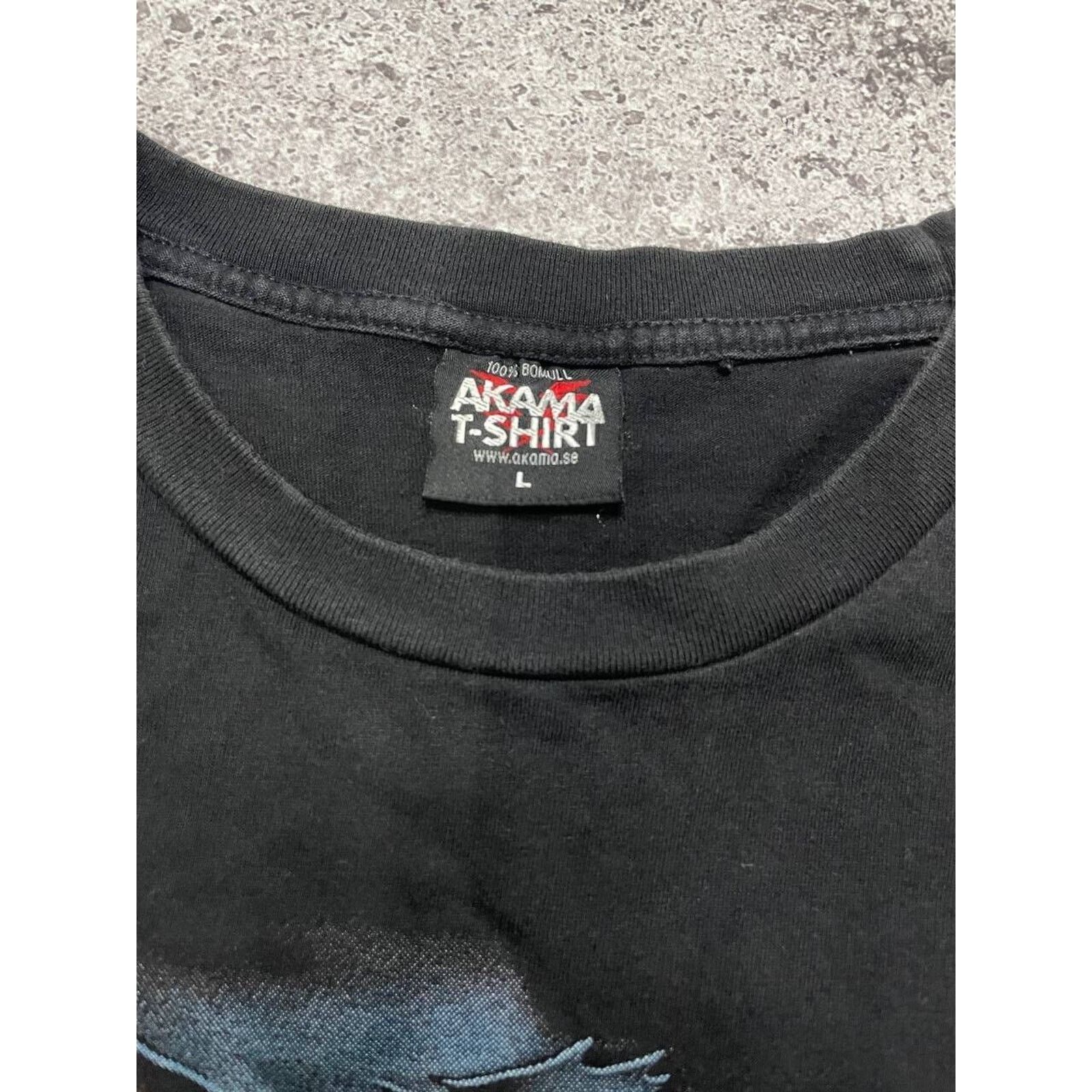 Japanese Brand × Vintage Vintage Akama T-Shirt Grim Reaper Graphic Black Goth Size L Size US L / EU 52-54 / 3 - 2 Thumbnail