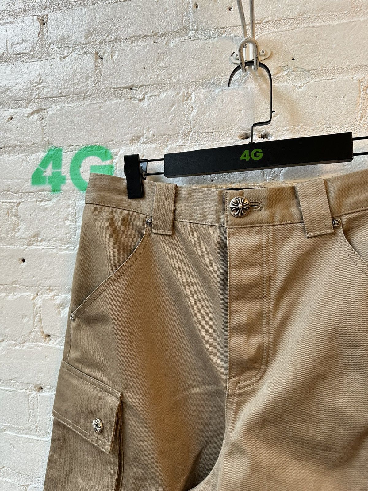 Chrome Hearts CHROME HEARTS SAMPLE BAGGY SKATER CARGOS SZ 31 32 Size US 31 - 5 Thumbnail