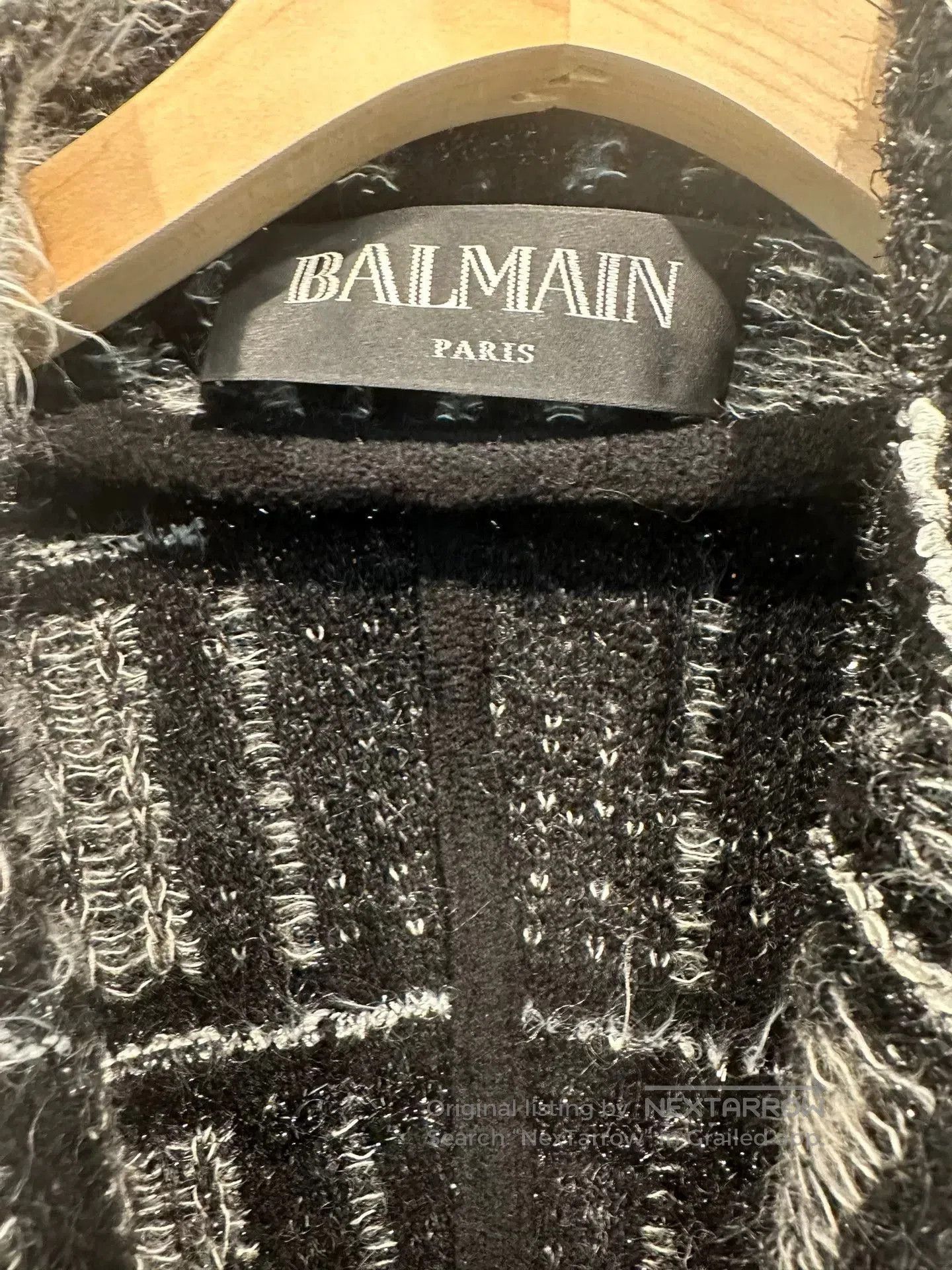 Balmain balmain wool blend blazer with unique pattern. Size US S / EU 44-46 / 1 - 3 Thumbnail