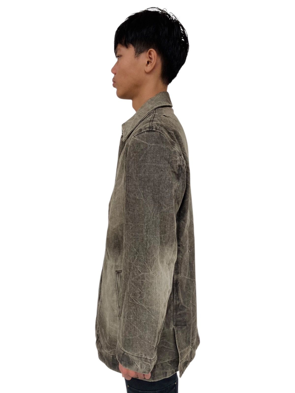 If Six Was Nine 1990s Jun Men - Mud Wash Denim Jacket Size US L / EU 52-54 / 3 - 3 Thumbnail