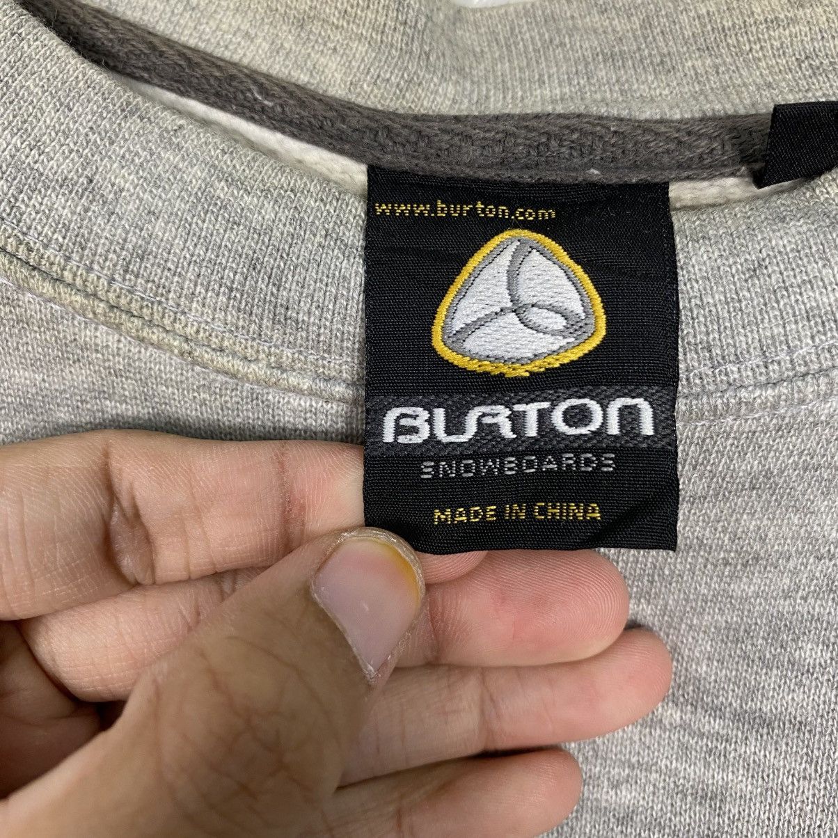 Japanese Brand 📌Vintage Sweatshirt Burton Snowboards Big Logo Size US L / EU 52-54 / 3 - 14 Thumbnail