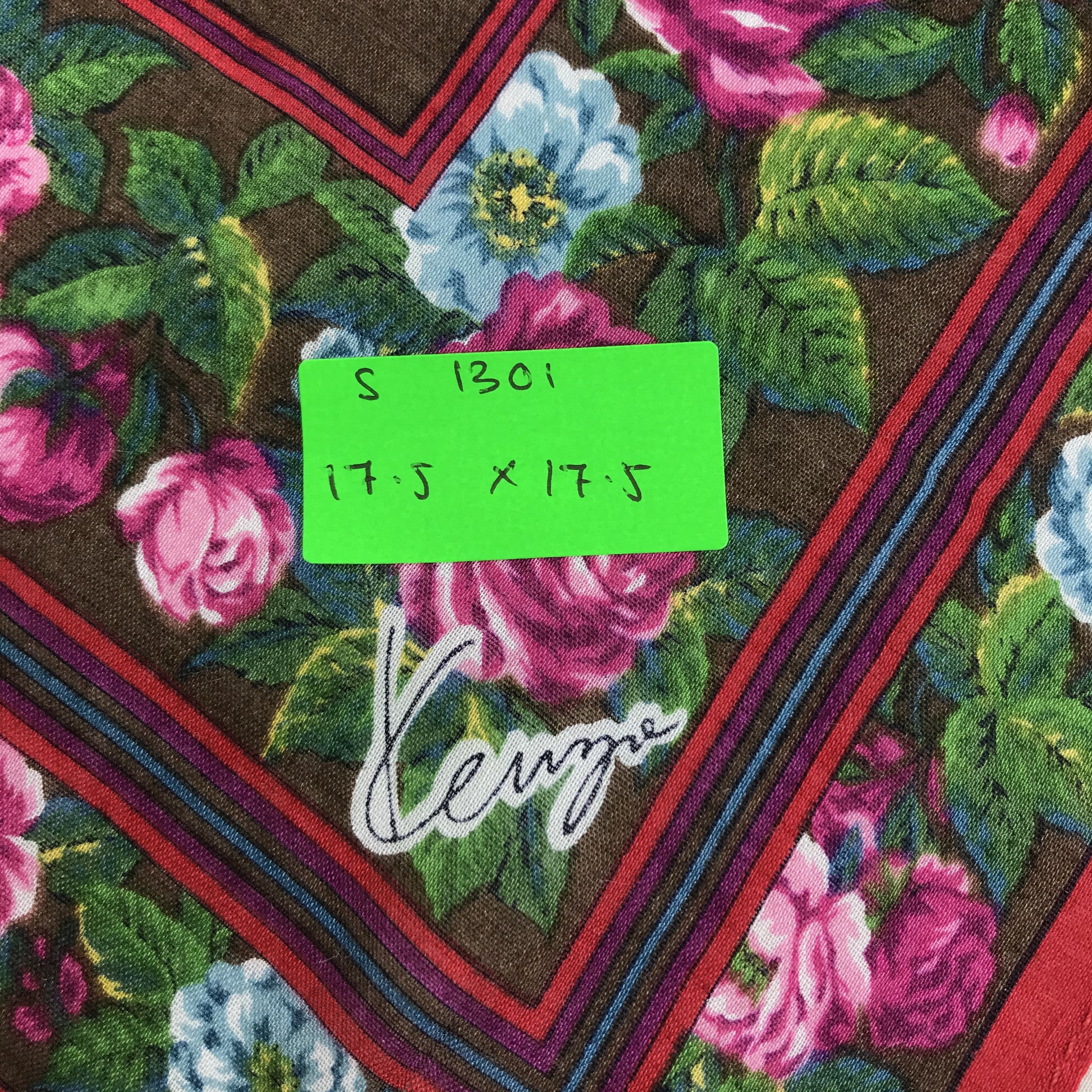 Kenzo Kenzo Bandana / Handkerchief / Neckerchief - S1301 Size ONE SIZE - 5 Thumbnail