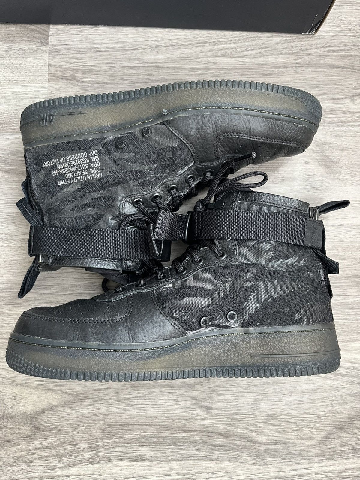 Nike Nike sf-af1 mid black Size US 8.5 / EU 41-42 - 5 Thumbnail