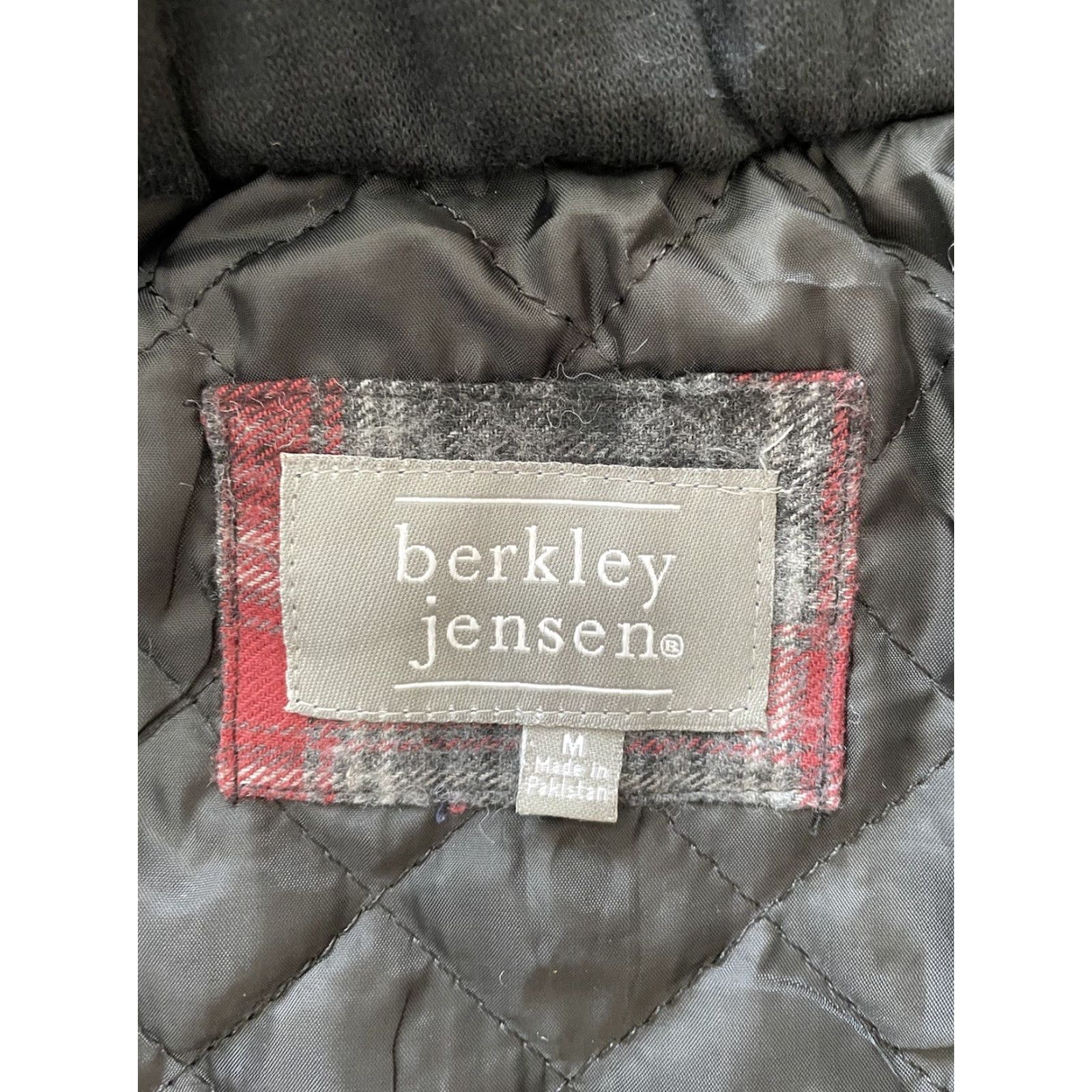 Vintage VINTAGE Berkley Jensen Quilted Hooded Flannel Shirt Jacket Zip Shacket Plaid M Men Size US M / EU 48-50 / 2 - 3 Thumbnail