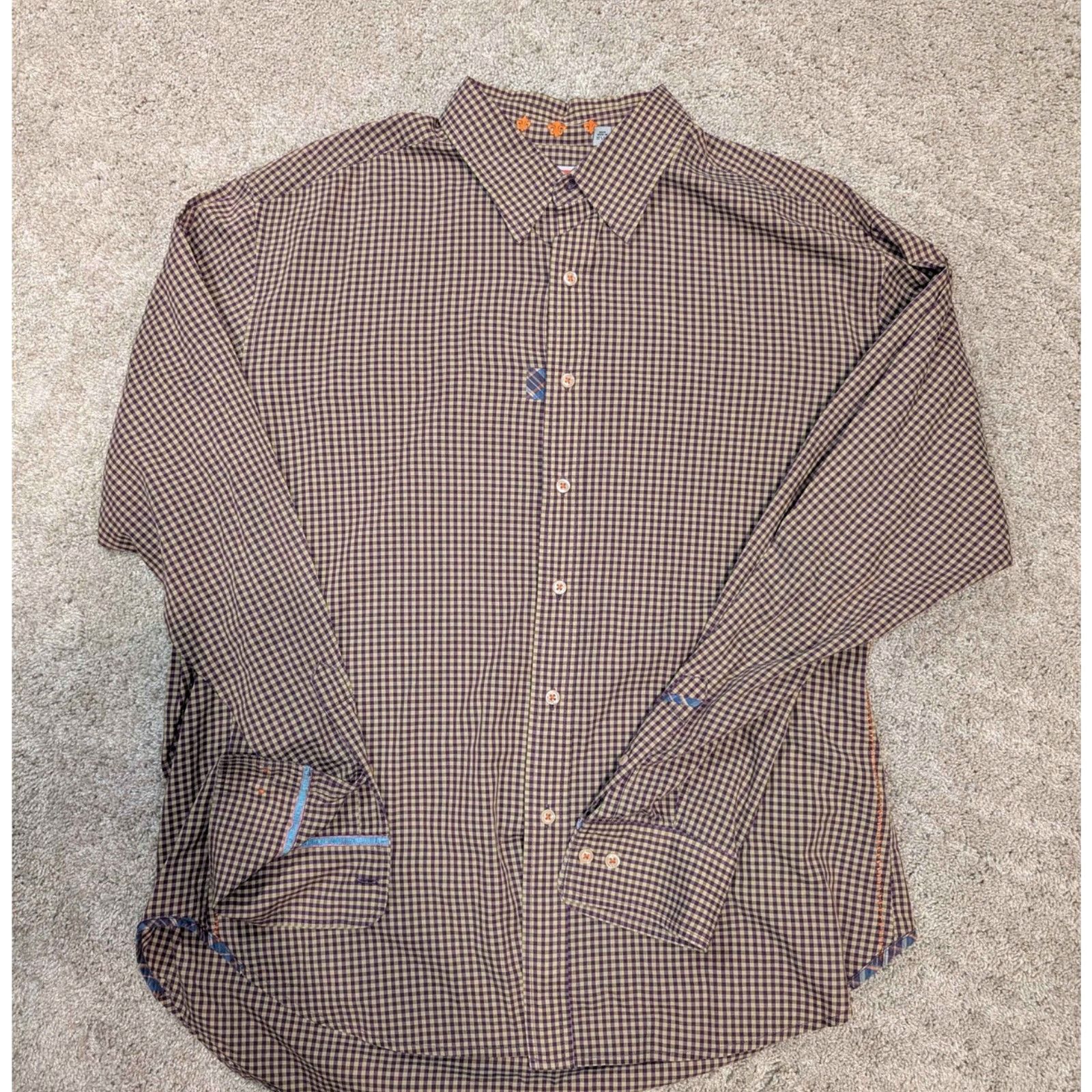 Robert Graham Robert Graham Freshly Laundered Shirt Long Sleeve Button Up Size US XL / EU 56 / 4 - 1 Thumbnail
