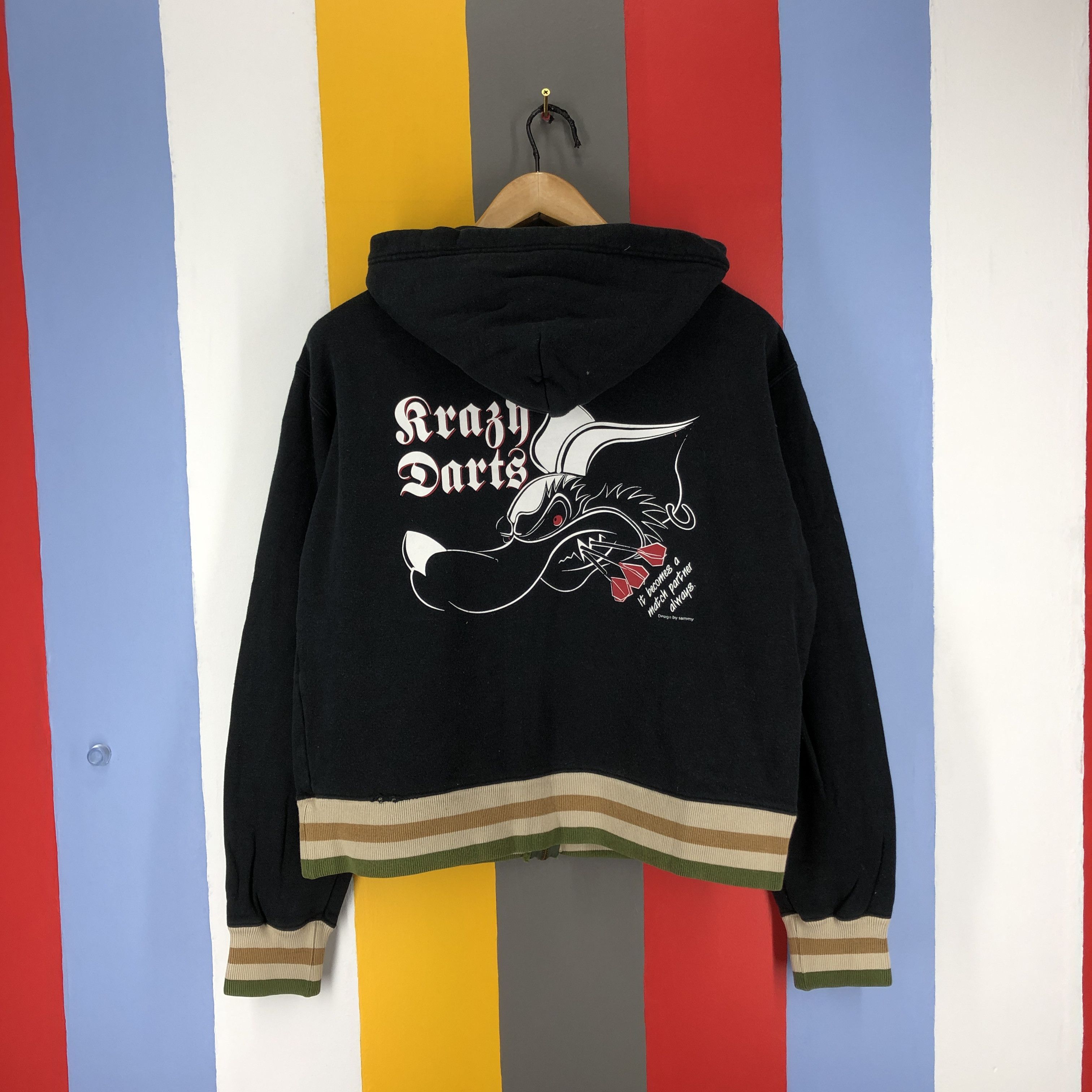 Japanese Brand KRAZY ROAD Made In JAPAN Zipper Hoodie #0762/E Size US S / EU 44-46 / 1 - 1 Thumbnail