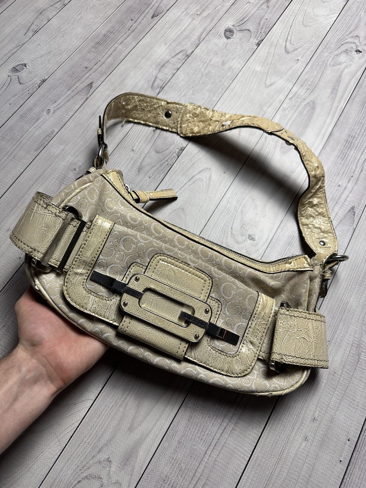 Guess × Vintage Vintage Guess bag women’s rare Y2K avant-garde Size ONE SIZE - 2 Thumbnail