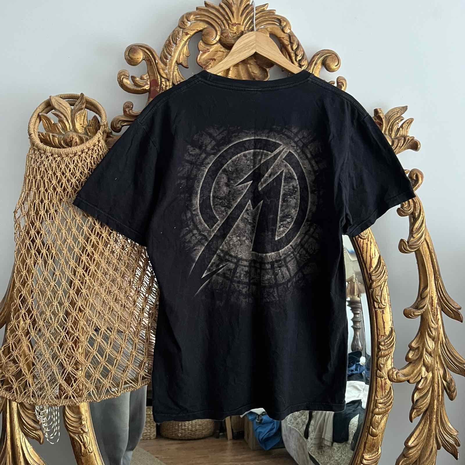 Band Tees × Vintage Metallica AND JUSTICE FOR ALL” Black T-shir Sz L Size US L / EU 52-54 / 3 - 2 Thumbnail