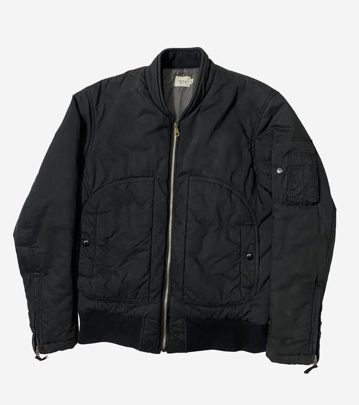 Japanese Brand 516 BOMBER DOWN NYLON JACKET Size US M / EU 48-50 / 2 - 1 Thumbnail