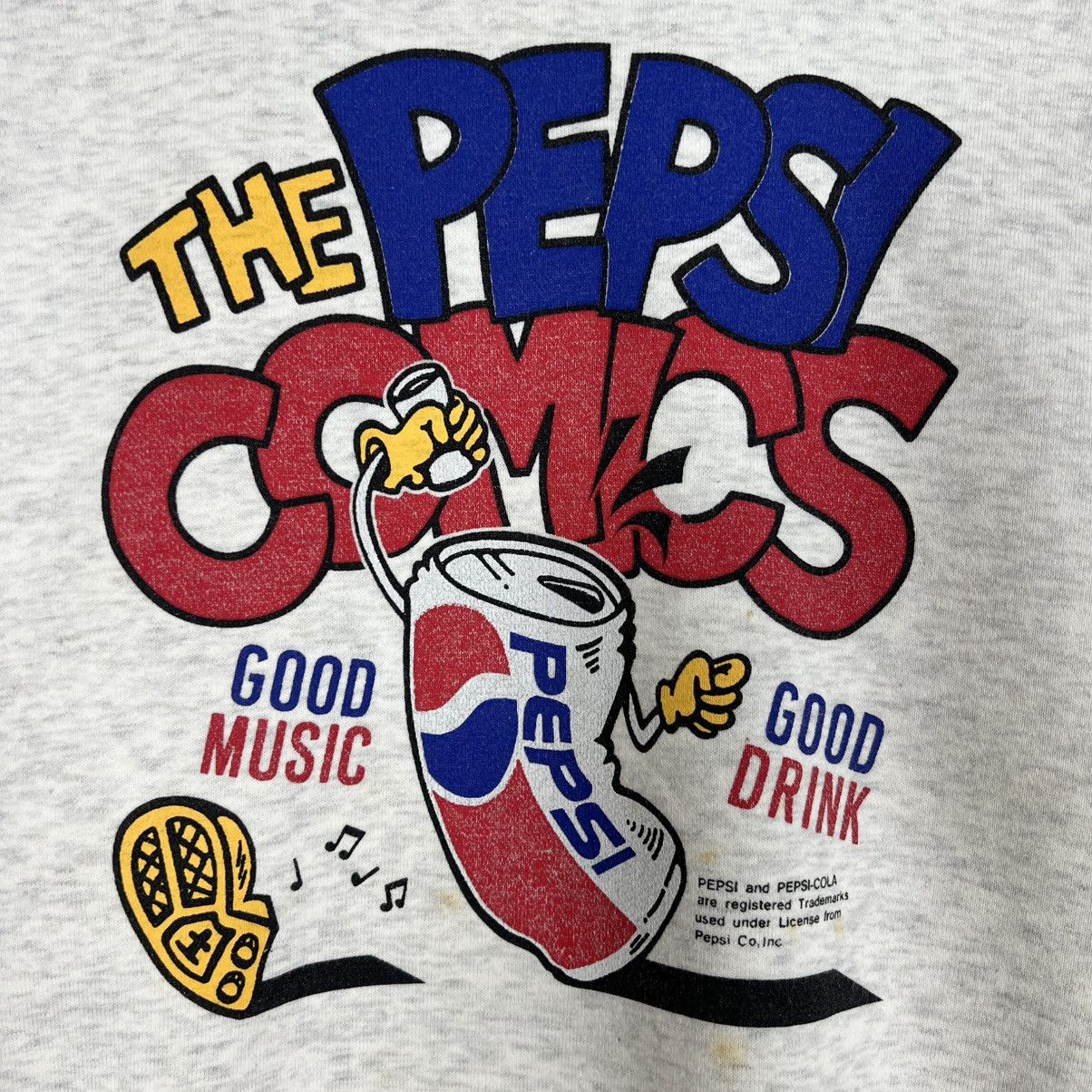 Vintage 90s Vintage The Pepsi Cola Comics Promo Crew Neck Size US L / EU 52-54 / 3 - 3 Thumbnail