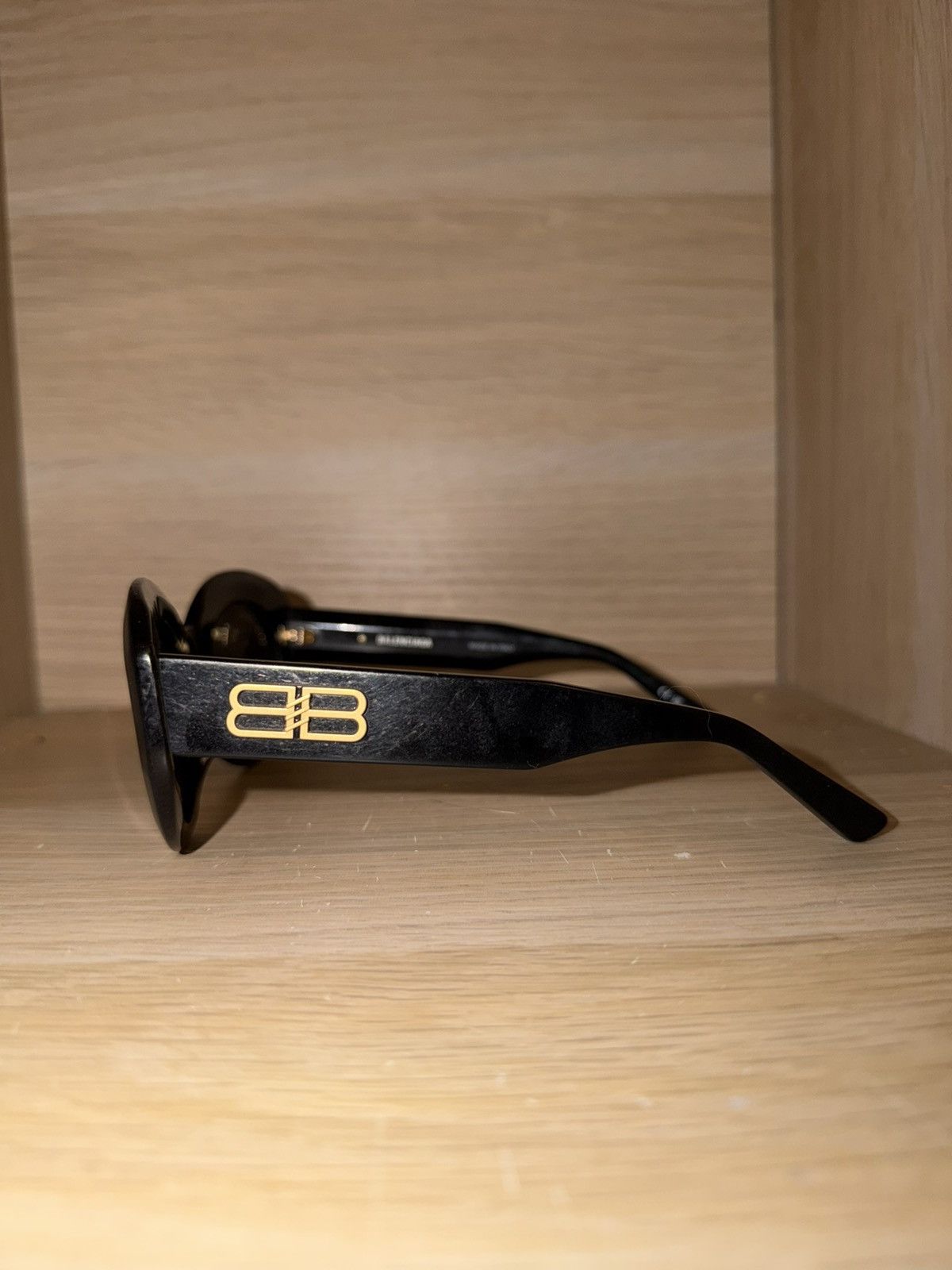Balenciaga Balenciaga BBO235S 001 Sunglasses Black Size ONE SIZE - 10 Thumbnail