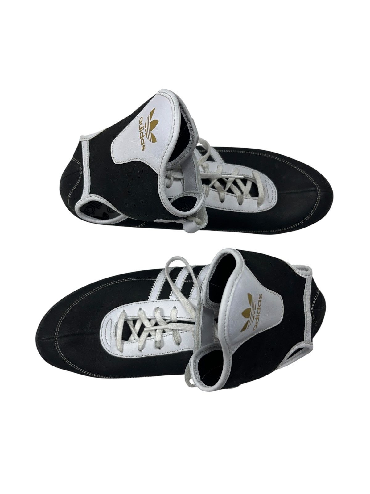 Adidas Vintage 2004 Adidas Mary Jane Hi Leather Sneakers Boxing Size US 9.5 / IT 39.5 - 9 Thumbnail