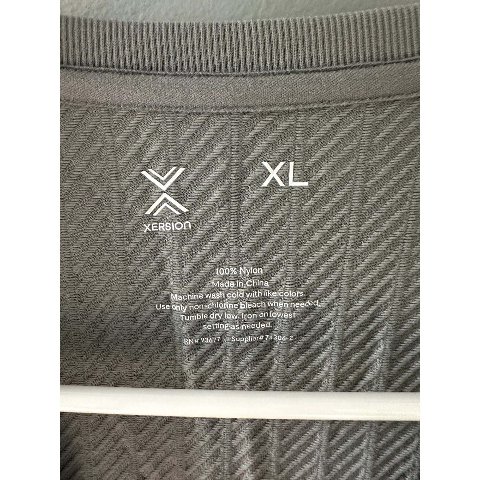 Other Xersion Long Sleeve Crew Neck Pullover Sweatshirt Gray XL Size XL / US 12-14 / IT 48-50 - 2 Thumbnail