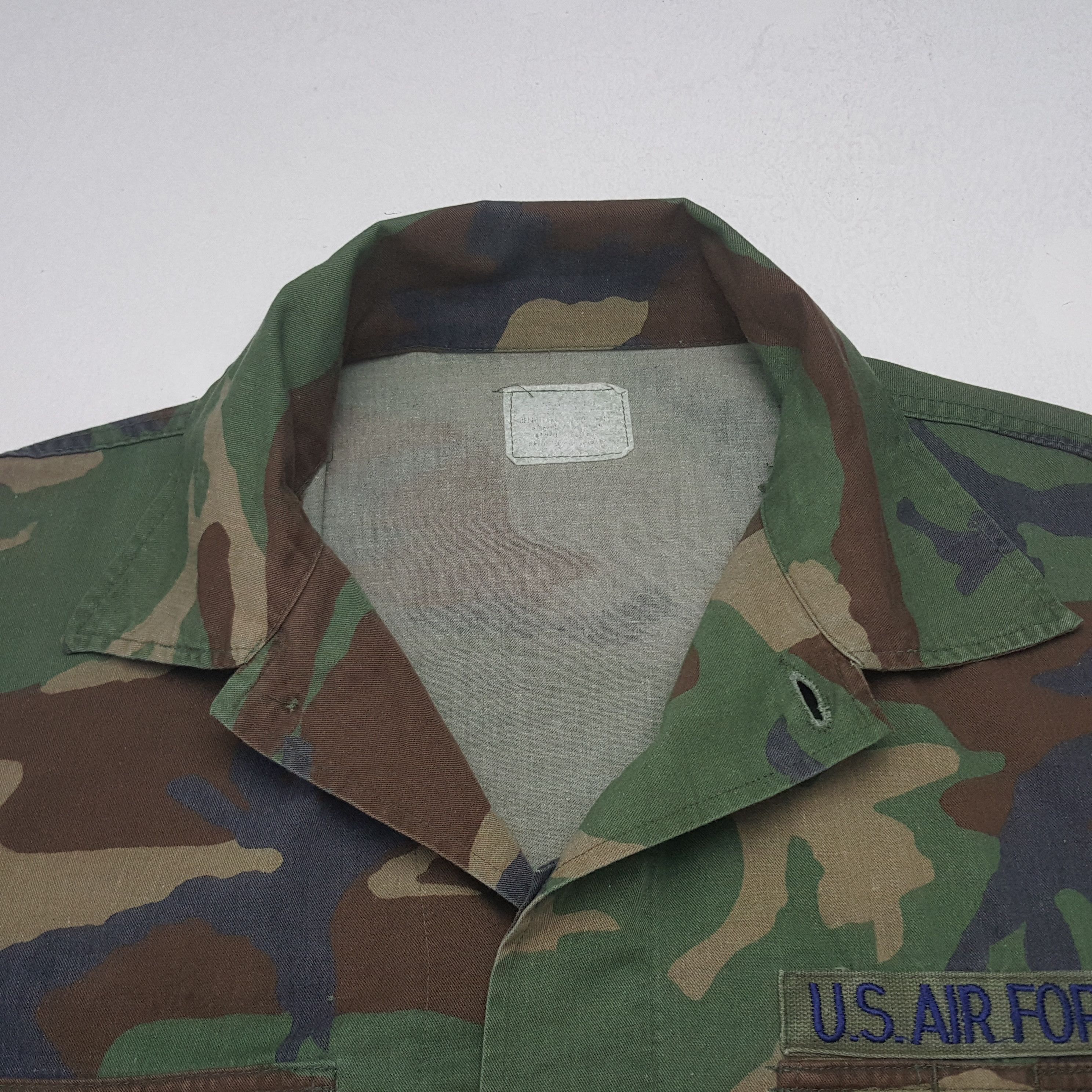 Vintage Vintage US Air Force Military Camo Custom Art Jacket Size US L / EU 52-54 / 3 - 5 Thumbnail