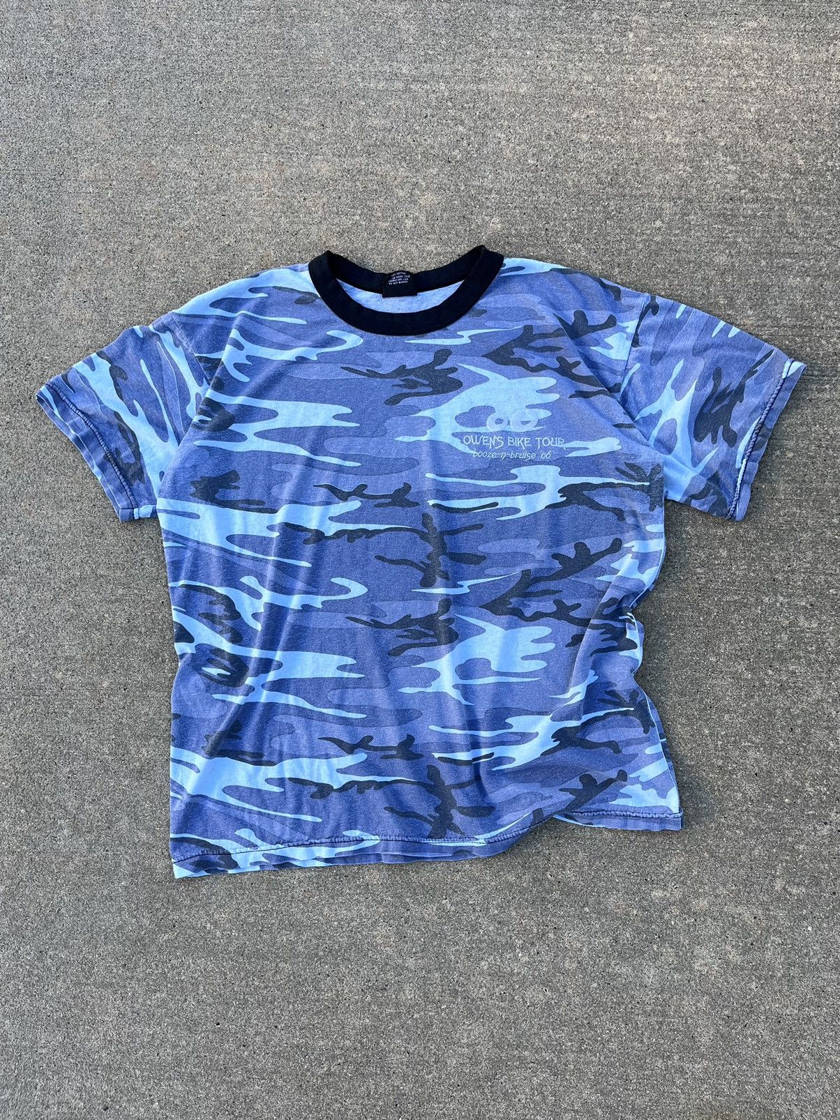 Rothco × Vintage VINTAGE ‘06 ROTHCO “OWEN’S BIKE TOUR” CAMO T-SHIRT Size US XL / EU 56 / 4 - 6 Thumbnail