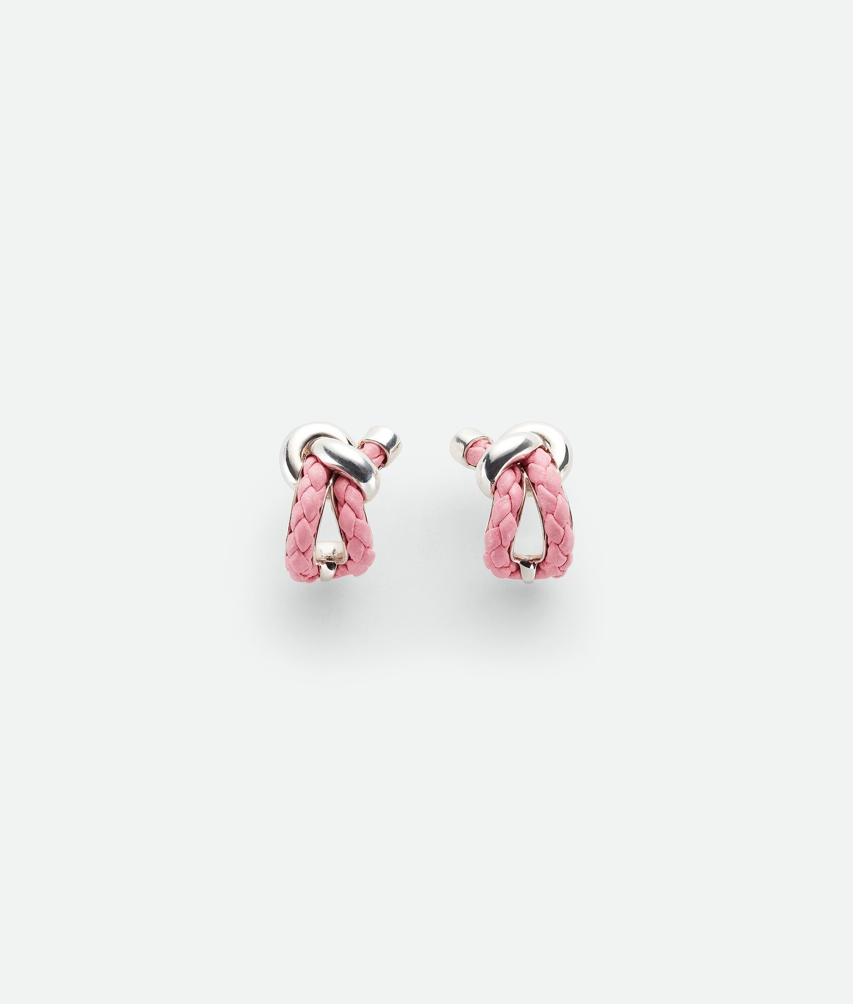 Bottega Veneta o1bcso1str0725 Size: OS / Knot Hoop Earrings in Ribbon Size ONE SIZE - 3 Thumbnail