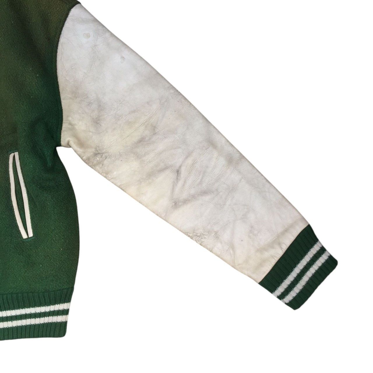 Vintage Vintage Houston Old Stadium Varsity Wool Jacket Size US L / EU 52-54 / 3 - 4 Thumbnail