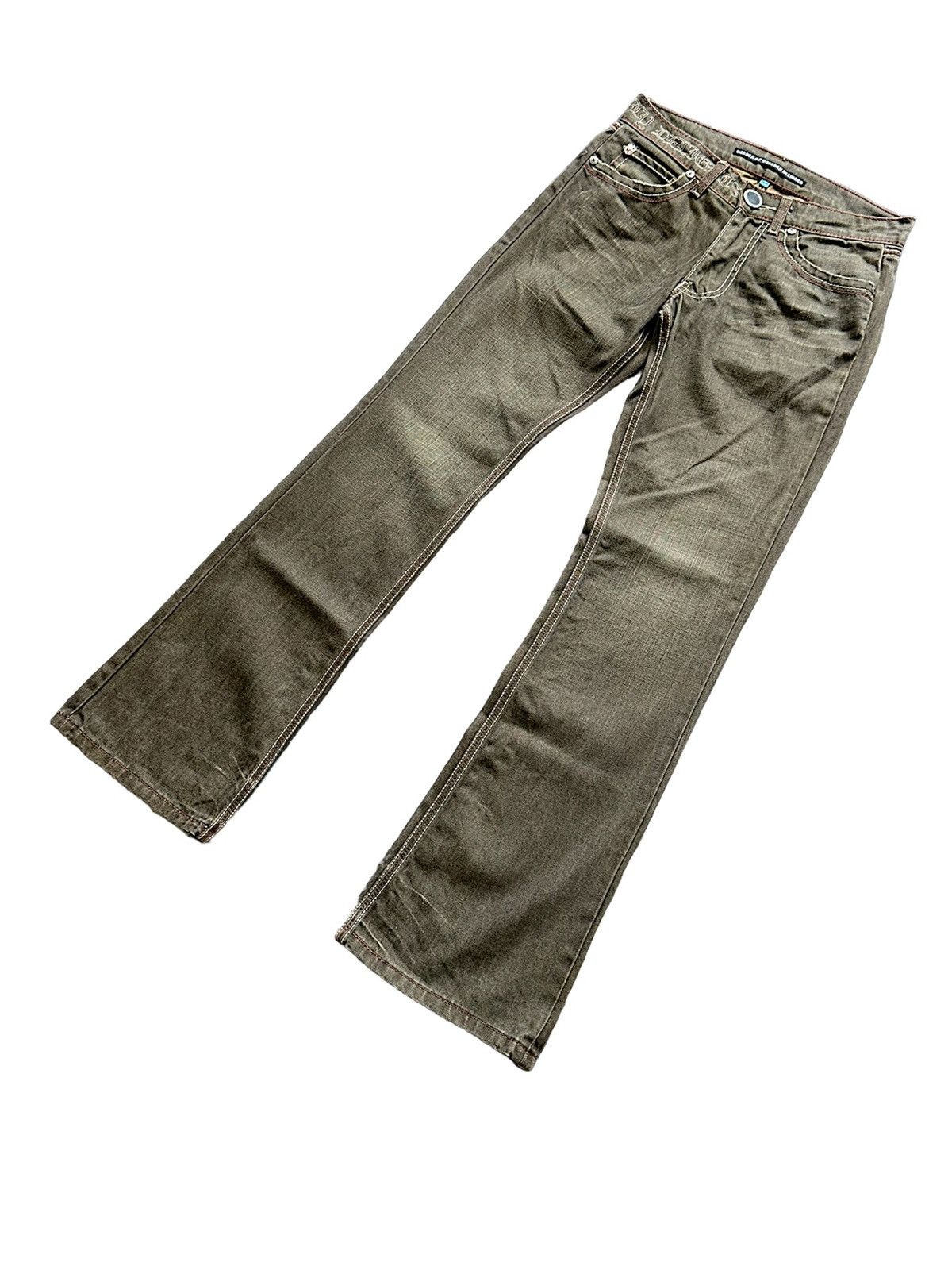 Monarchy Size 30/31 - 00’s Monarchy mudmax tribe flared Size US 30 / EU 46 - 3 Thumbnail