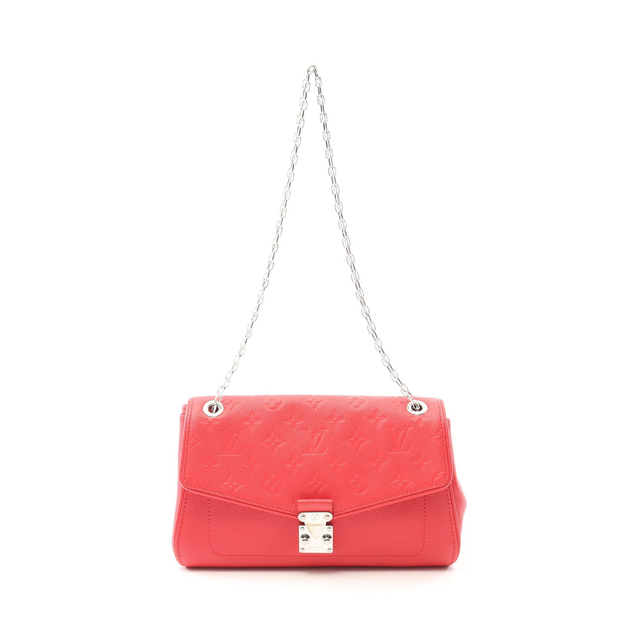 Louis Vuitton Louis Vuitton Saint Germain Pm Monogram Empreinte Chain Shoulder Bag Leather Pink Red Size ONE SIZE - 1 Thumbnail
