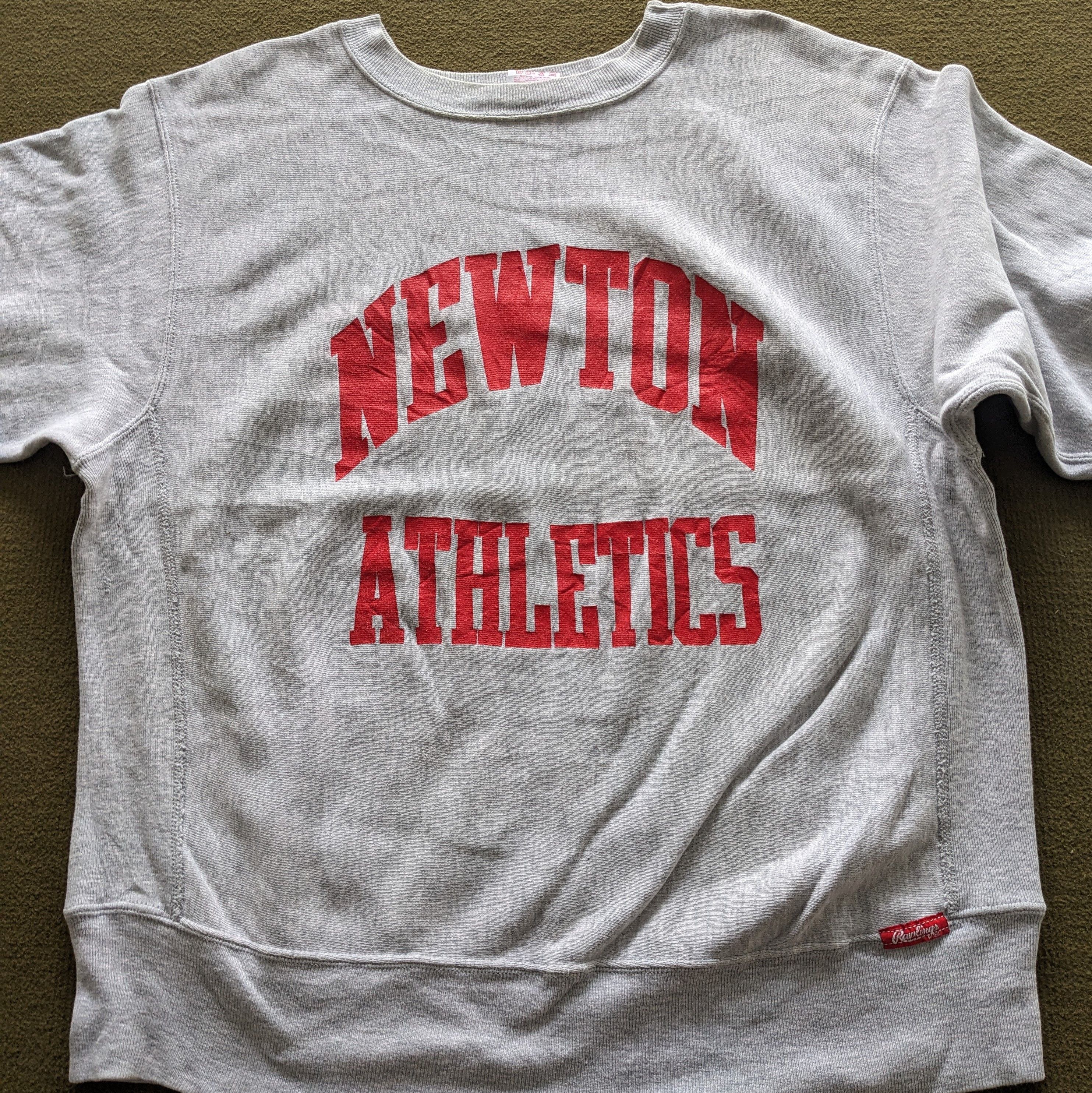 Newton Vintage NEWTON ATHLETICS American Streetwear Sweatshirt Size US L / EU 52-54 / 3 - 2 Thumbnail