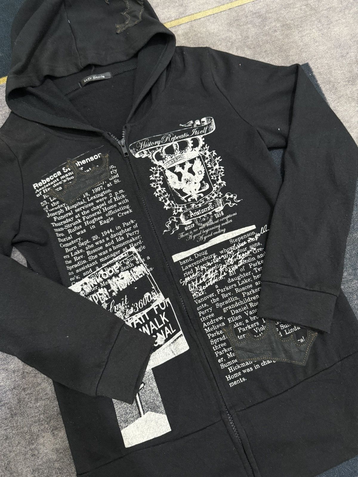 Hysteric Glamour LAZY DAISHY LGB STYLE HOODIE Size US M / EU 48-50 / 2 - 2 Thumbnail