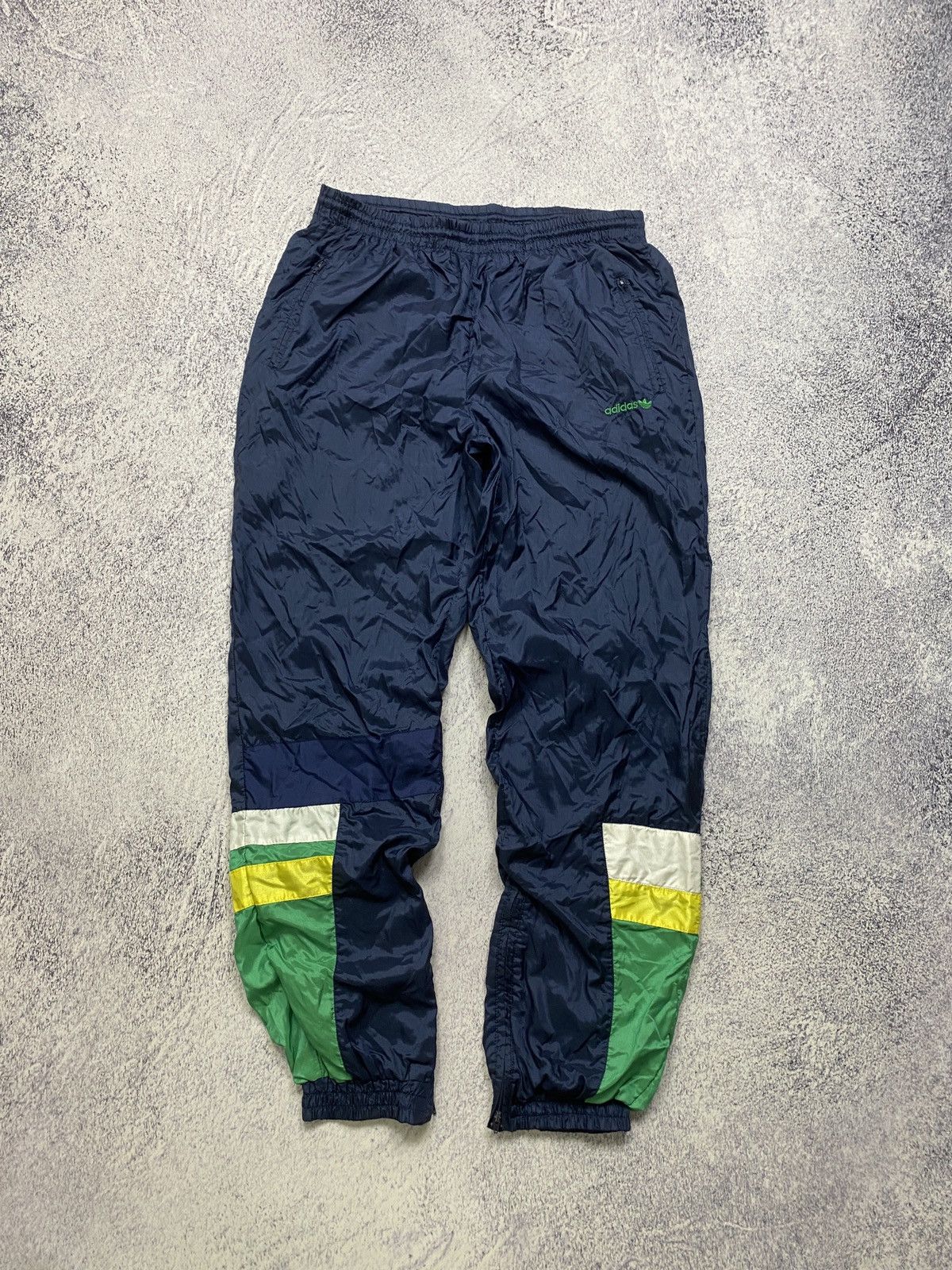 Vintage Adidas Tracksuit Set Track Jacket Pants Nylon 80 90s