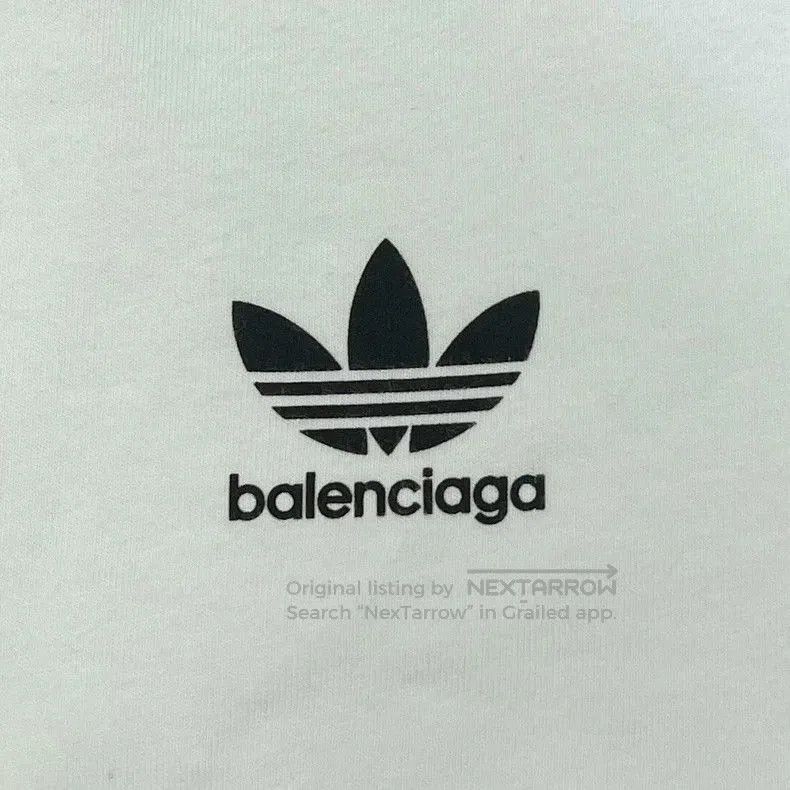 Balenciaga Adidas Balenciaga Striped Destroyed Sweatshirt. Size US M / EU 48-50 / 2 - 4 Thumbnail