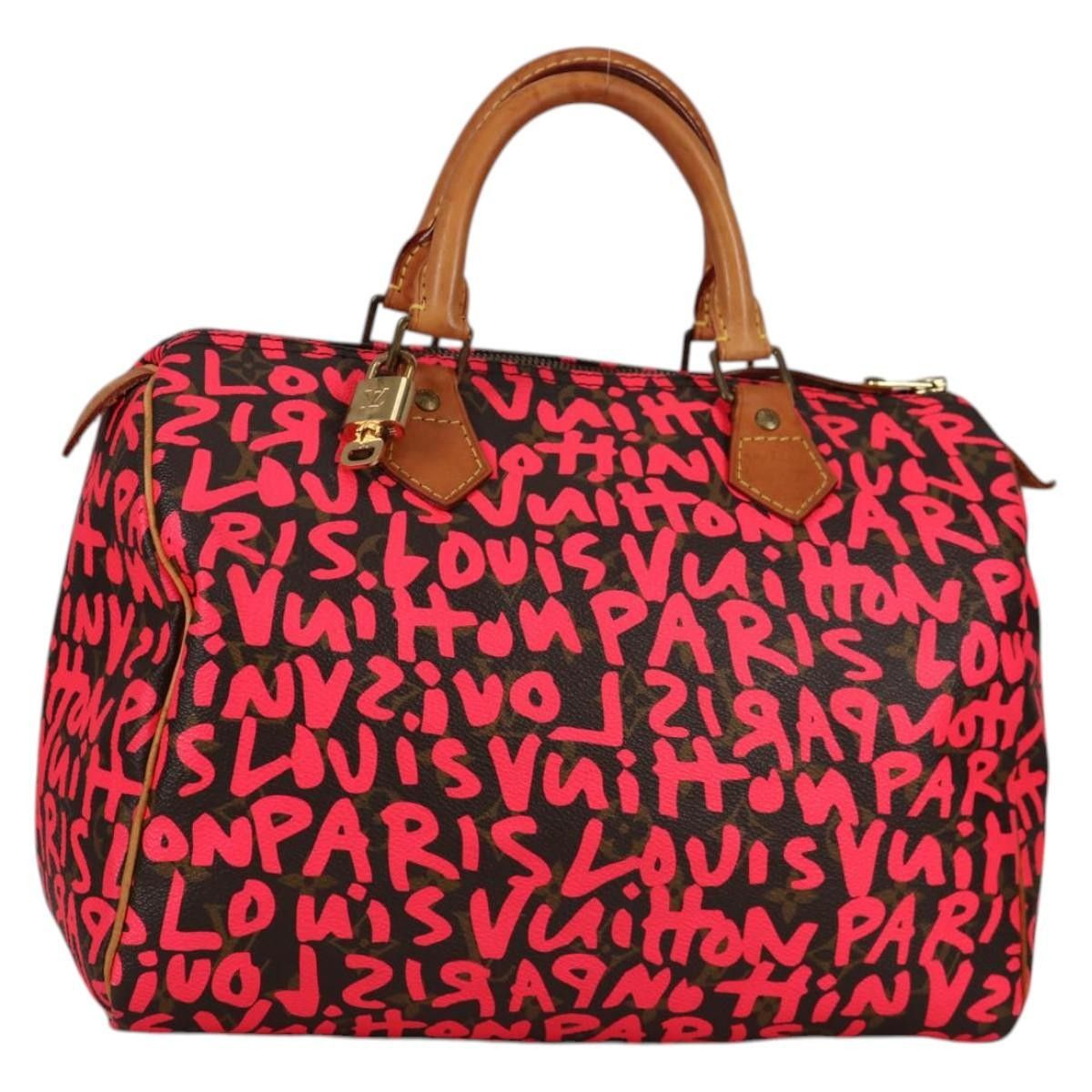 Louis Vuitton Louis Vuitton Speedy Handbag Limited Edition Monogram Graffiti Size ONE SIZE - 1 Thumbnail