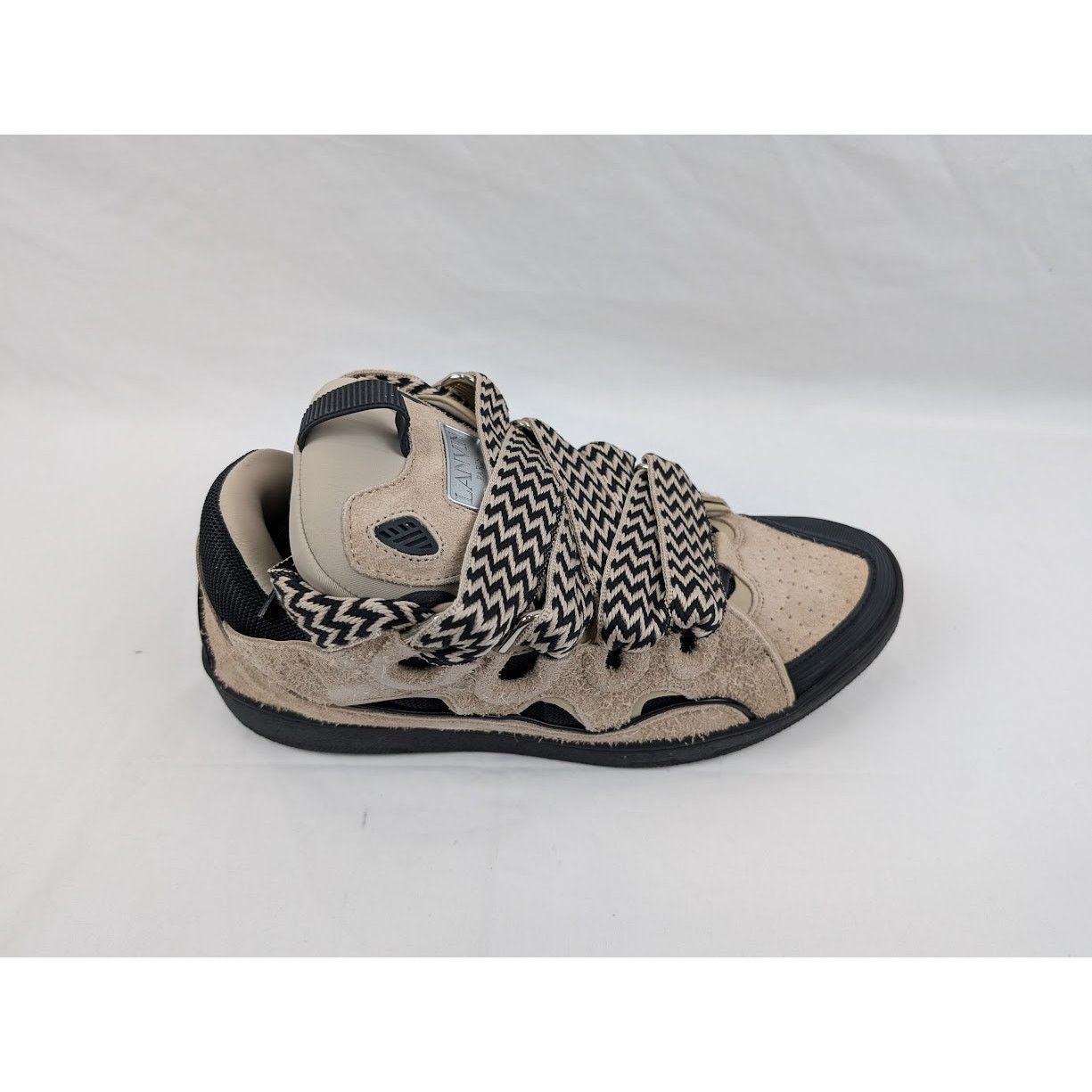 Lanvin o1rshd1 Curb Sneakers in Light Brown/Black Size US 13 / EU 46 - 3 Thumbnail