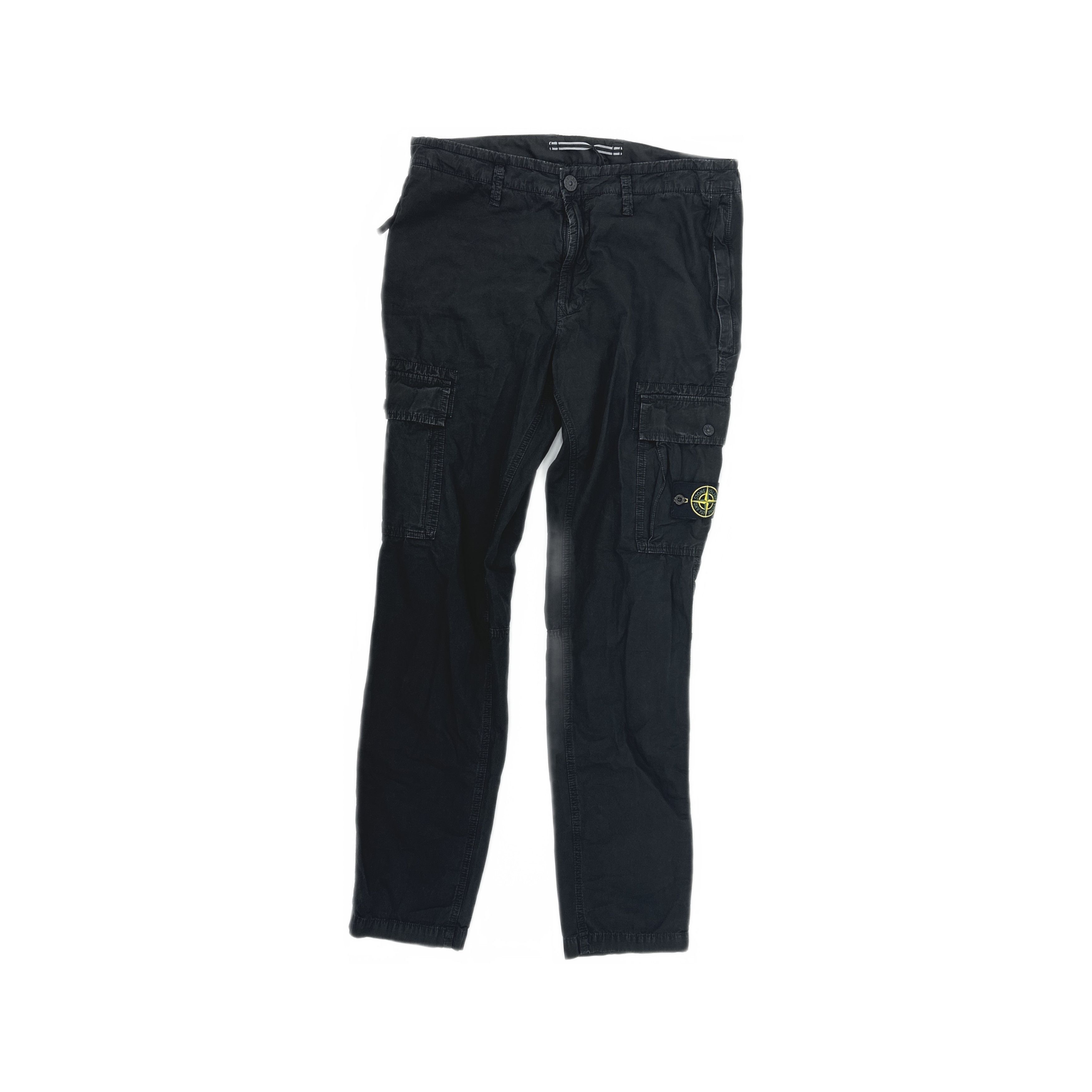 Stone Island Stone Island Logo Cargo Pants Black Size 34 Size US 34 / EU 50 - 1 Thumbnail