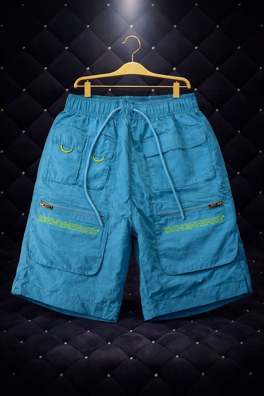 Other TEAL CARGO UTILITY POCKET SHORTS Size US 32 / EU 48 - 1 Preview