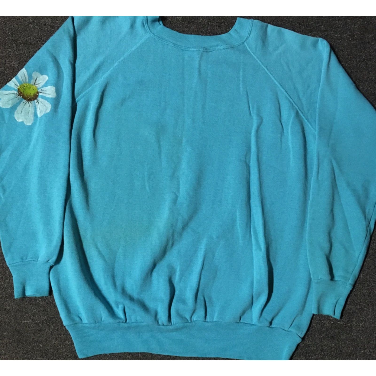 Sunflower VINTAGE Sweatshirt Sunflower M BLUE 80s 90s Grunge Hippie USA Flower Art Fade Long Sleeve Pullover Men Size M Regular Status: Clean, Read Measurements Size US M / EU 48-50 / 2 - 7 Thumbnail