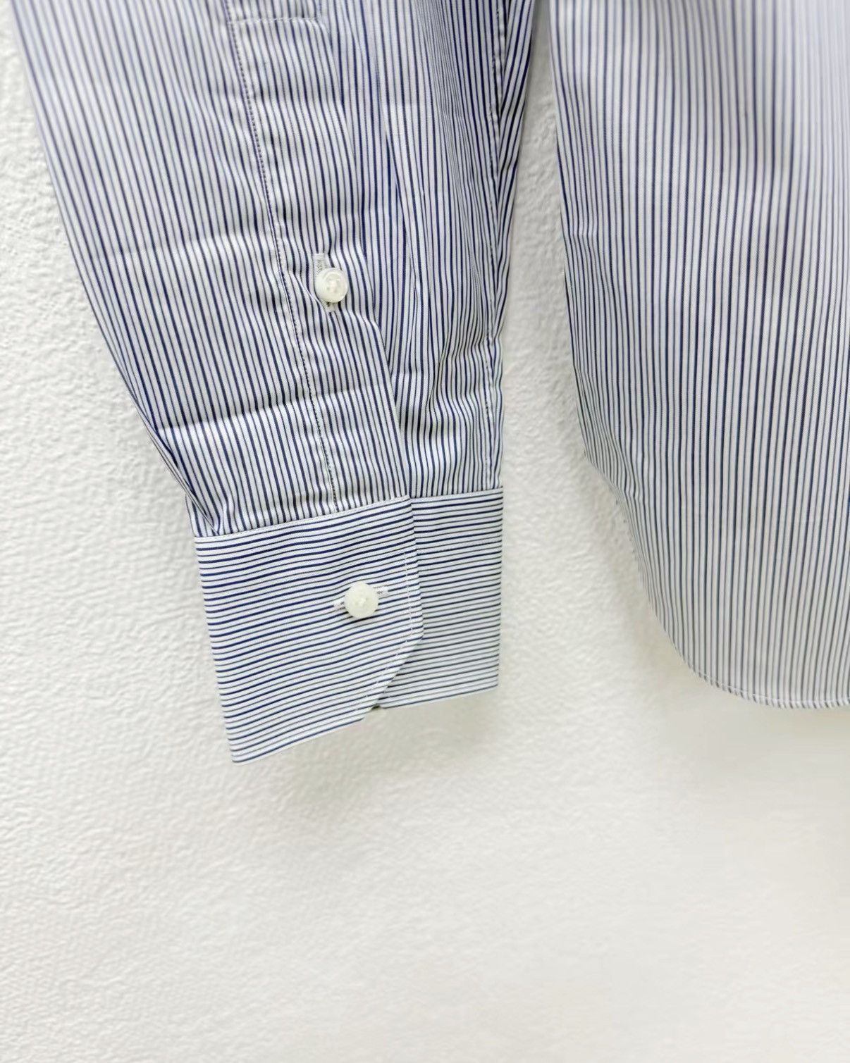 Ermenegildo Zegna Ermenegildo Zegna 100% Cotton Long Sleeve Shirt J30 Size US M / EU 48-50 / 2 - 6 Thumbnail