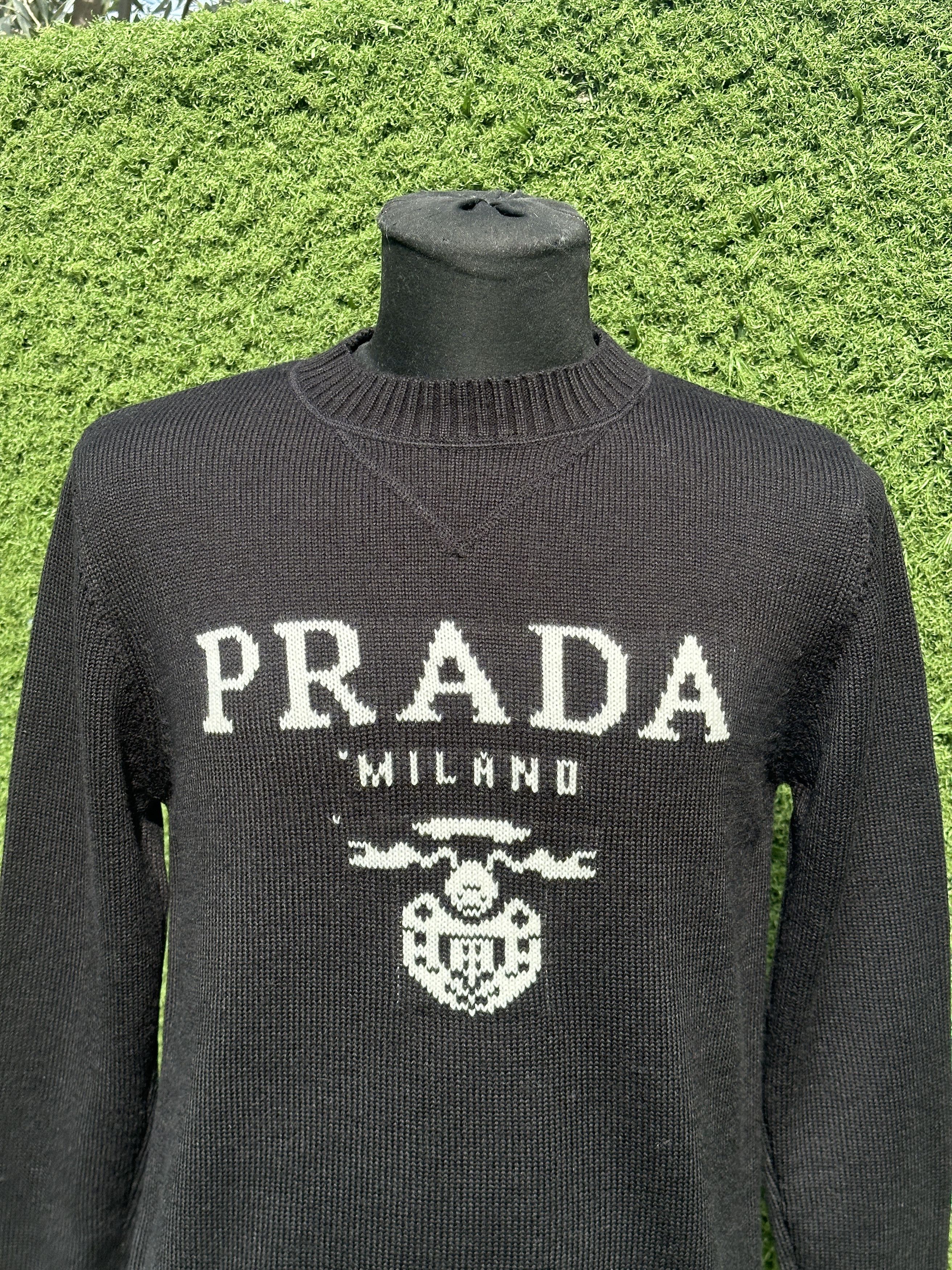 Prada Prada Milano Logo Crest Wool Women Size 40 Leopard Hem Italy Size S / US 4 / IT 40 - 6 Thumbnail