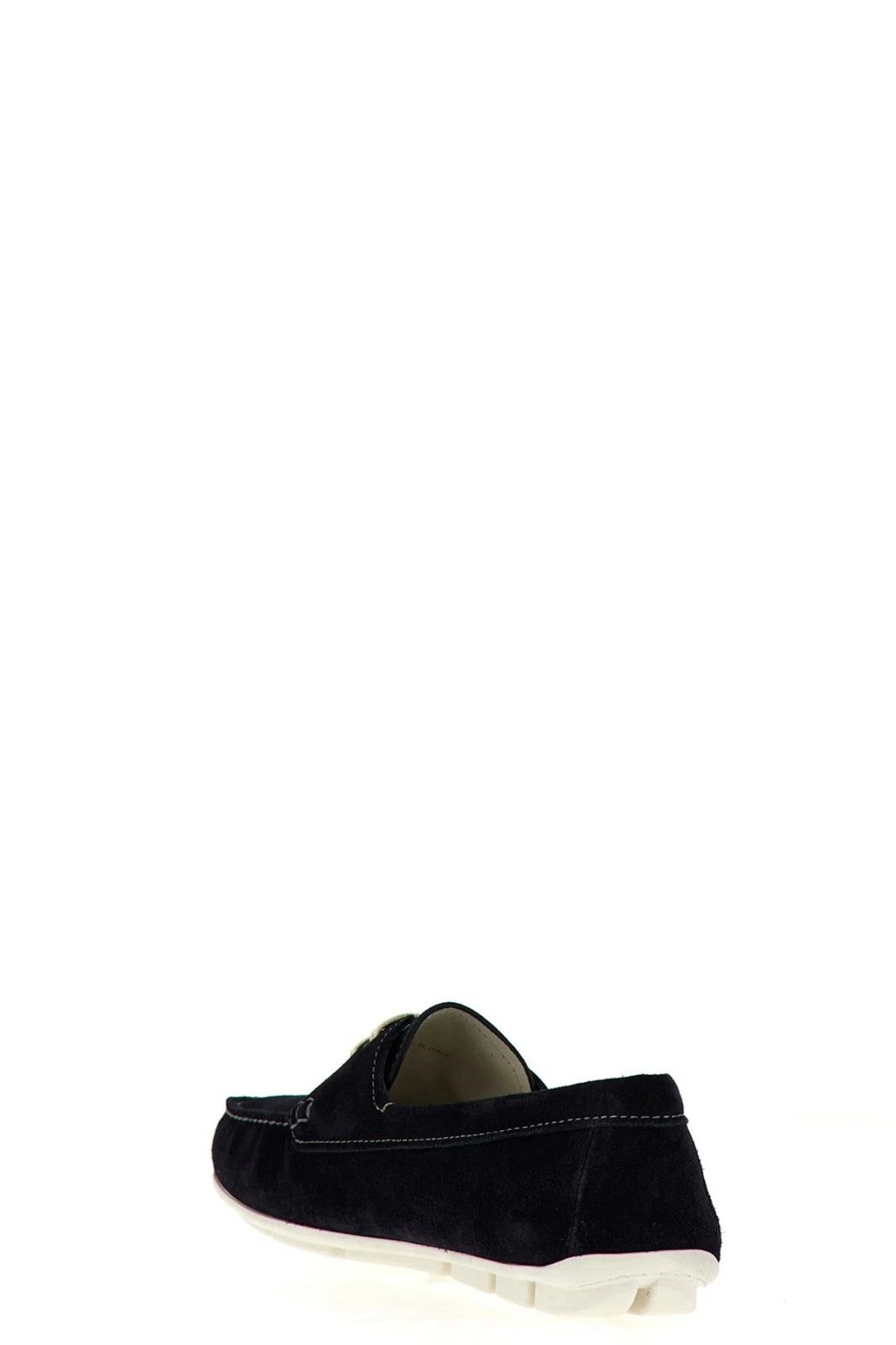 Prada PRADA Driver Blue Leather Loafers New & Authentic Size US 7 / IT 37 - 3 Thumbnail