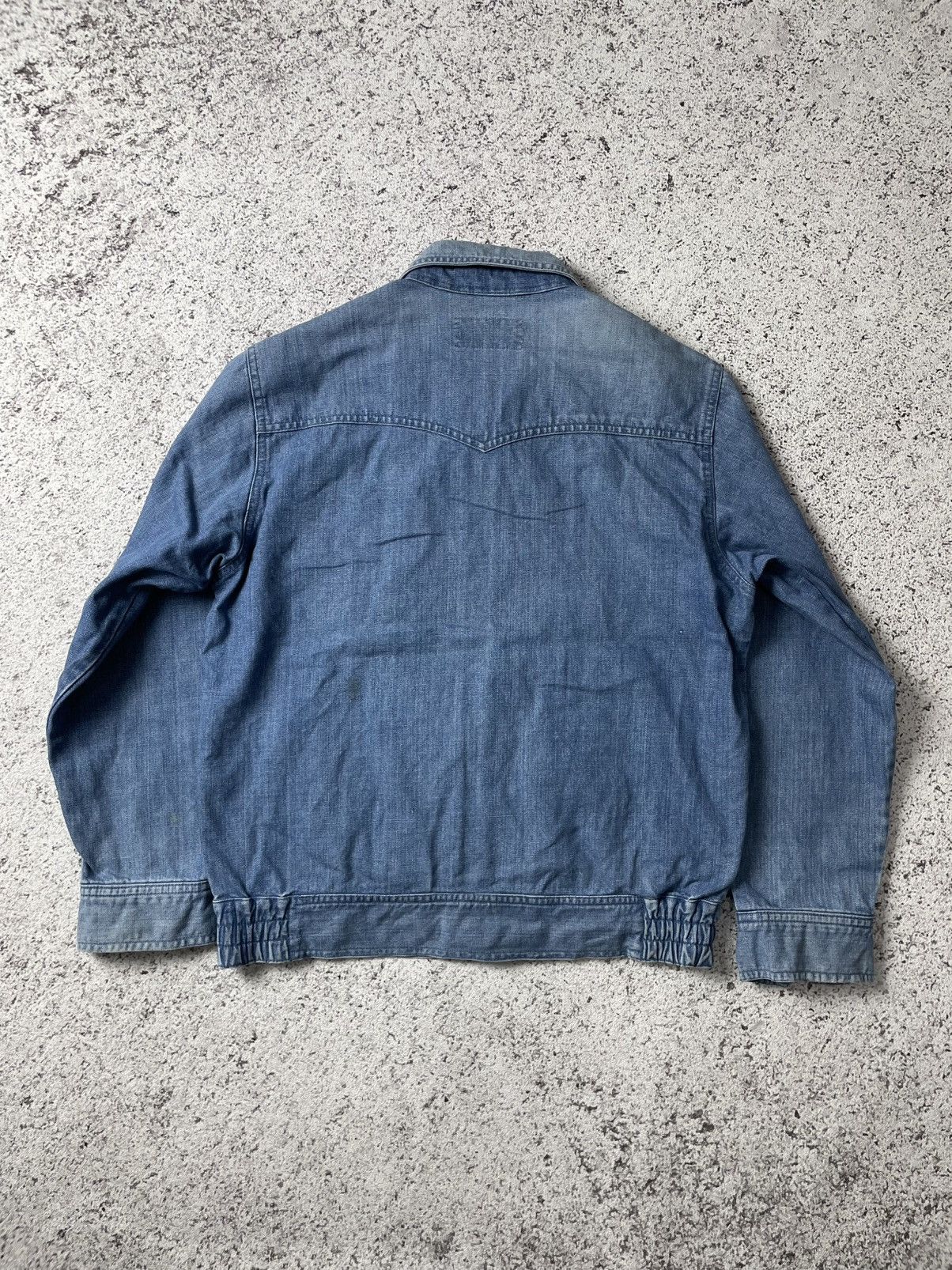 Vintage 1990s Simple Life - Vintage Detroit Faded Denim Work Jacket Size US S / EU 44-46 / 1 - 3 Thumbnail