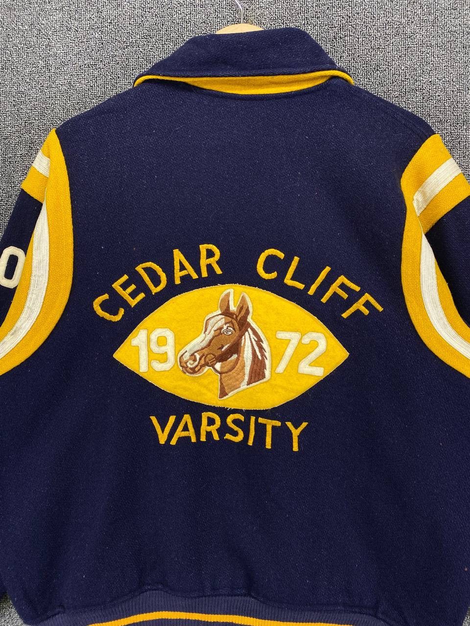 Vintage Vintage 70s Felco Cedar Cliff Wool Varsity Jacket Size US M / EU 48-50 / 2 - 5 Thumbnail