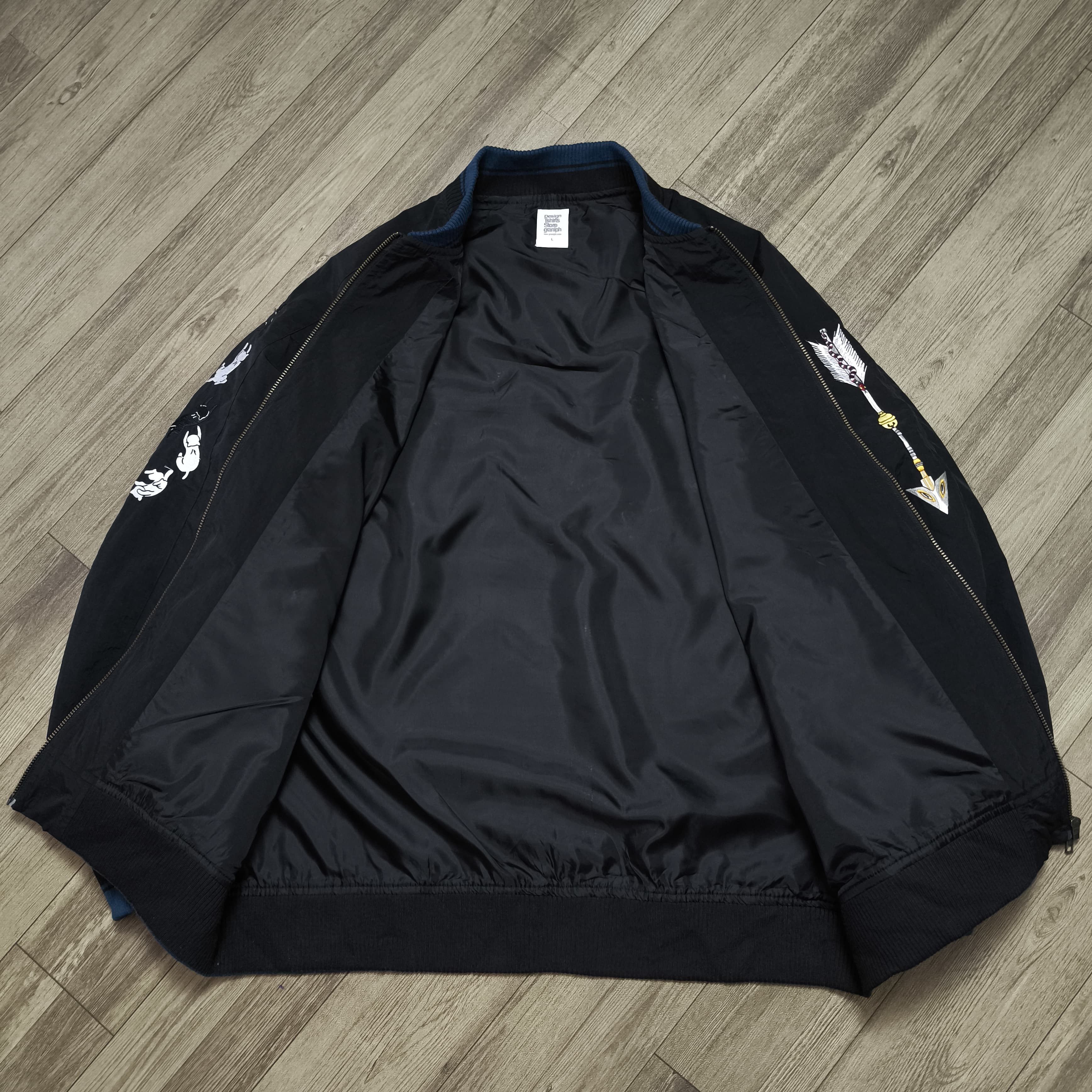 Anime Graniph Ayako Ishiguro Collaboration Blouson Jacket Sukajan Size US L / EU 52-54 / 3 - 11 Thumbnail