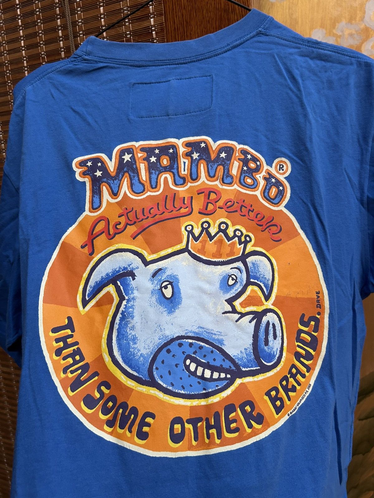 Mambo 2001 Mambo Loud Shirt Pig In Crown Dave Bowers T-Shirt Sz L Size US L / EU 52-54 / 3 - 3 Thumbnail