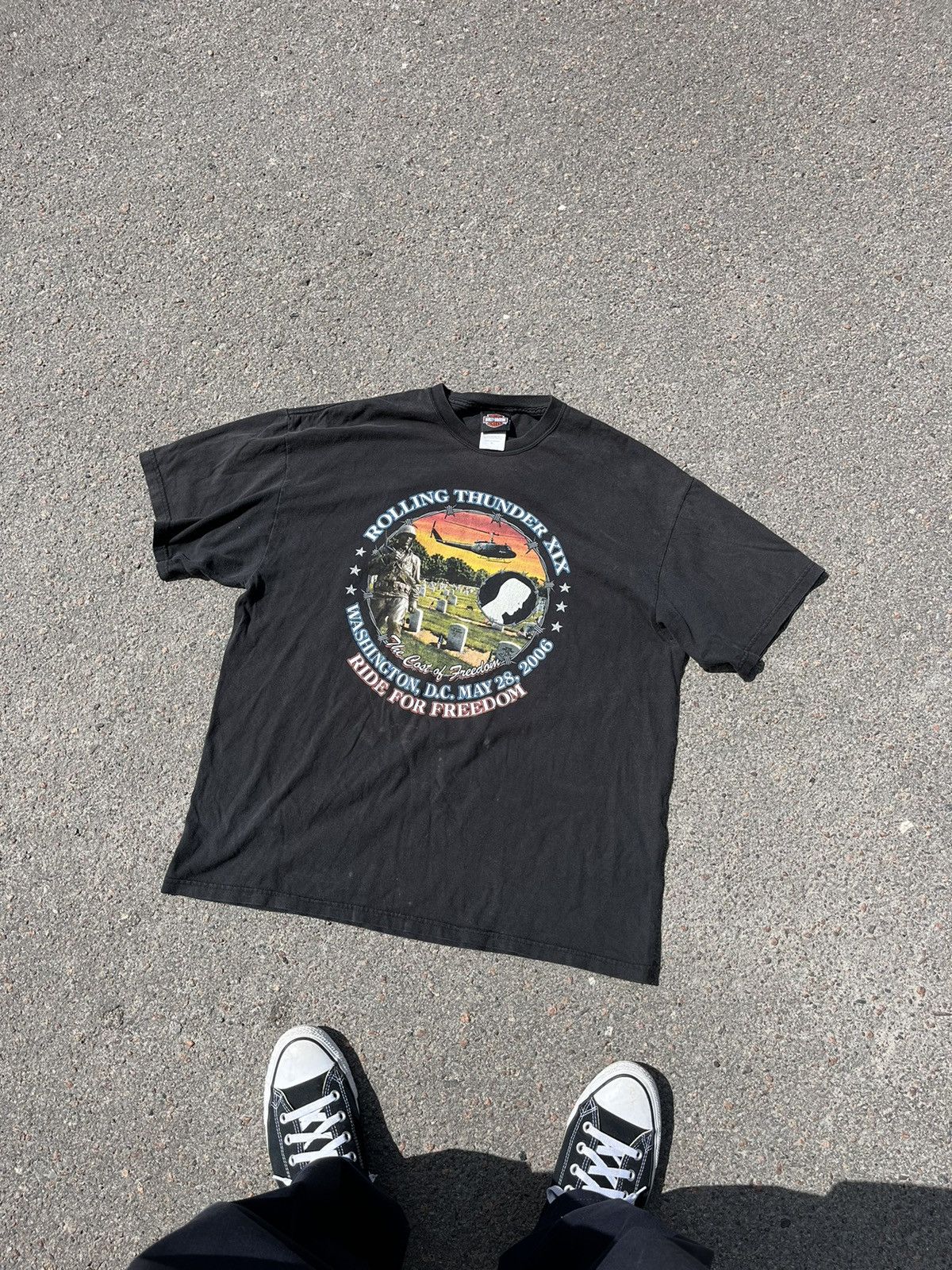 Harley Davidson VINTAGE HARLEY DAVIDSON 2006 TEE XL MADE IN USA Size US XL / EU 56 / 4 - 1 Thumbnail