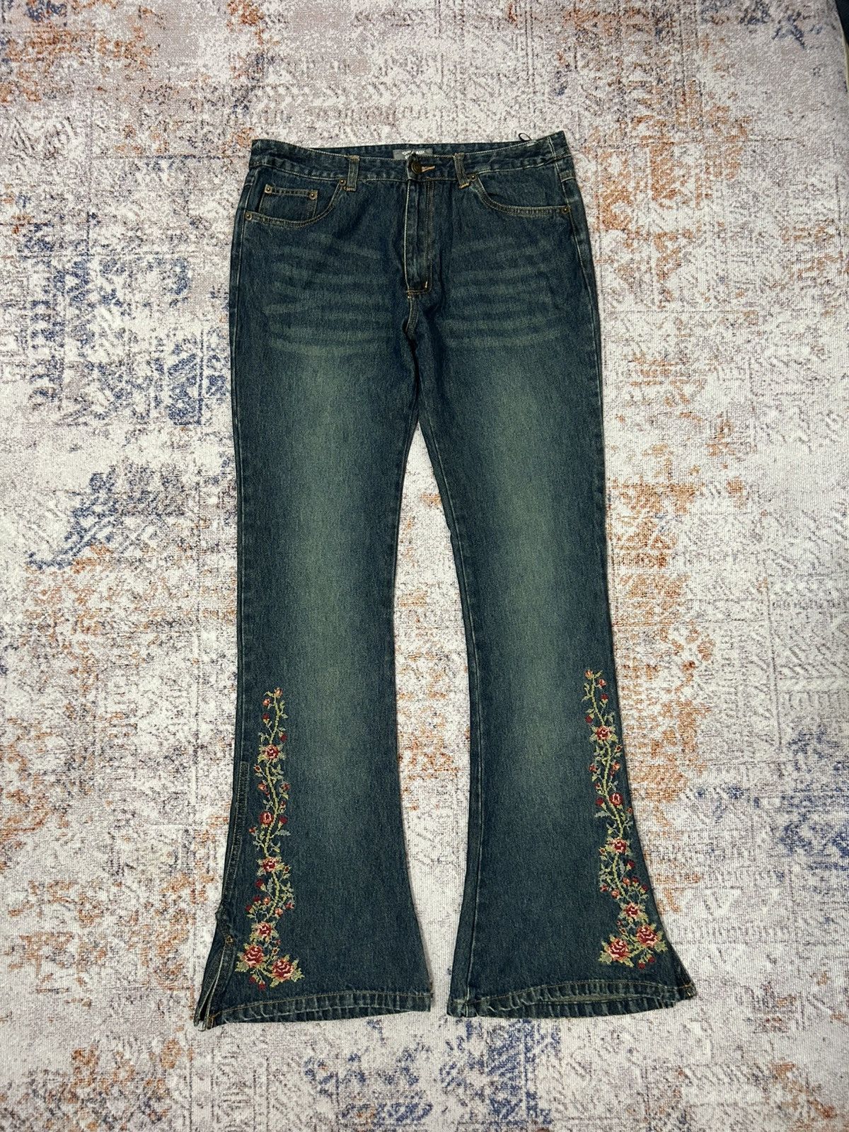 If Six Was Nine Jouer Aux Echecs Flared Bell Buttom Jeans Size US 32 / EU 48 - 2 Thumbnail
