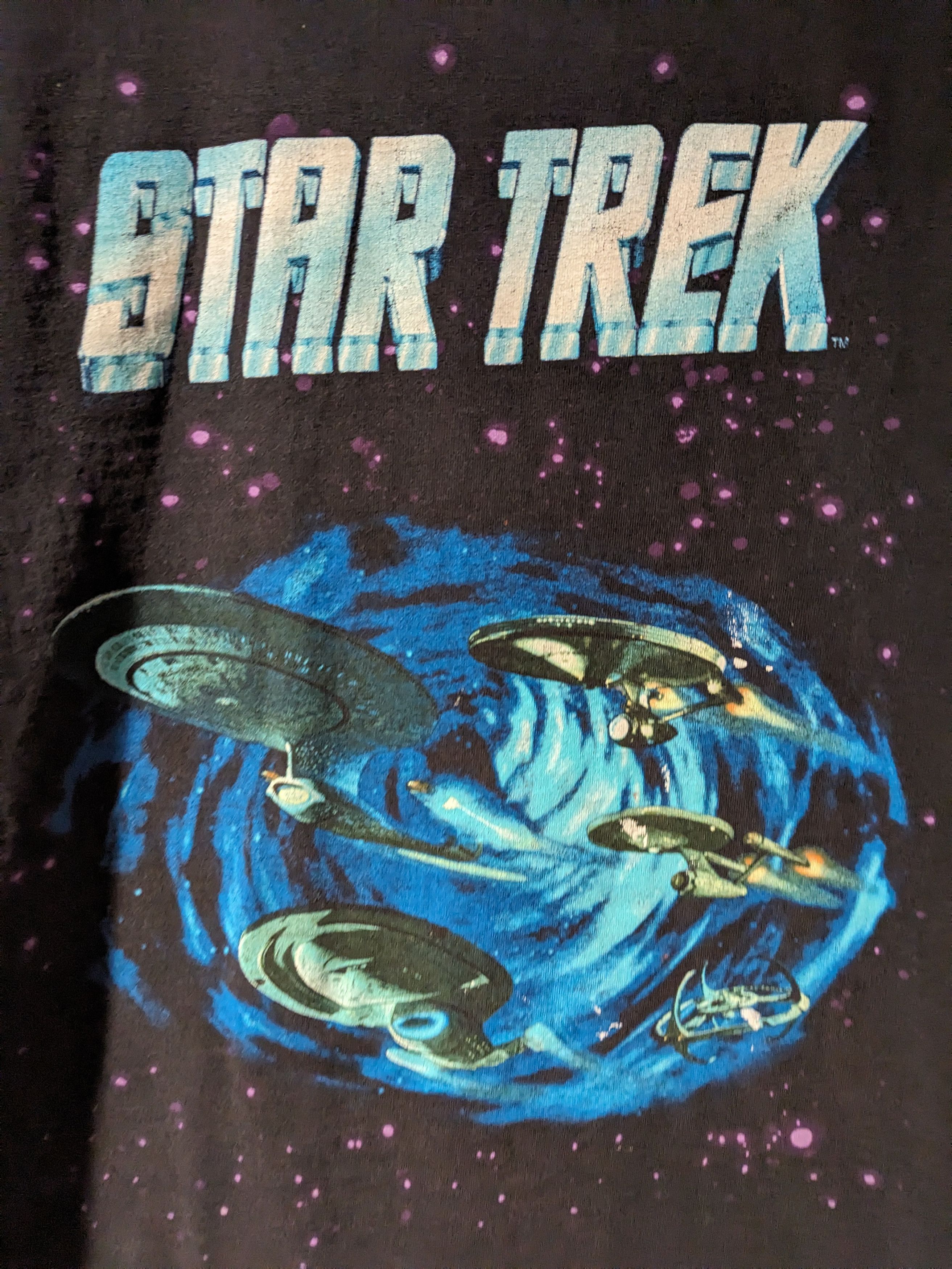 Vintage Vintage 1998 Star Trek Movie Promo Comic Black Large T-Shirt Size US L / EU 52-54 / 3 - 2 Thumbnail